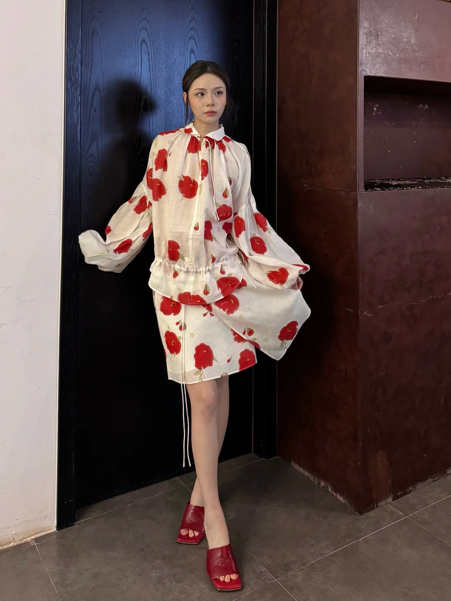 SAMUEL GUI YANG Spring/Summer 2026 Balloon Collection Shirt/Skirt SGY-SS26CSK08-1-1-POPPY Skirt (SS26CSH10) - Image 16
