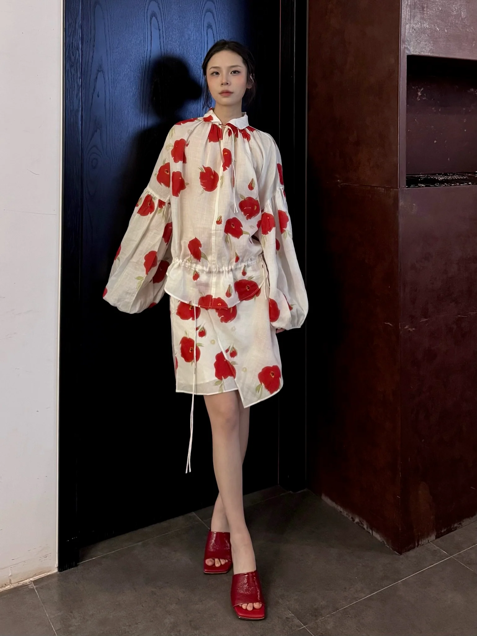 SAMUEL GUI YANG Spring/Summer 2026 Balloon Collection Shirt/Skirt SGY-SS26CSK08-1-1-POPPY Skirt (SS26CSH10) - Image 17