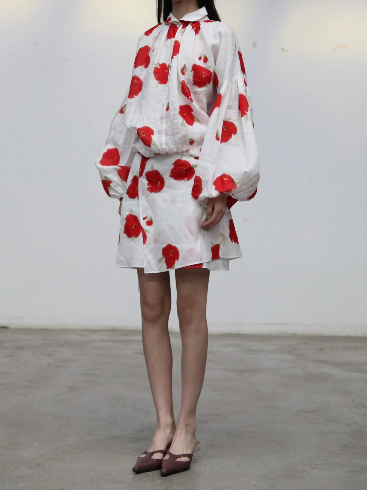 SAMUEL GUI YANG Spring/Summer 2026 Balloon Collection Shirt/Skirt SGY-SS26CSK08-1-1-POPPY Skirt (SS26CSH10) - Image 7