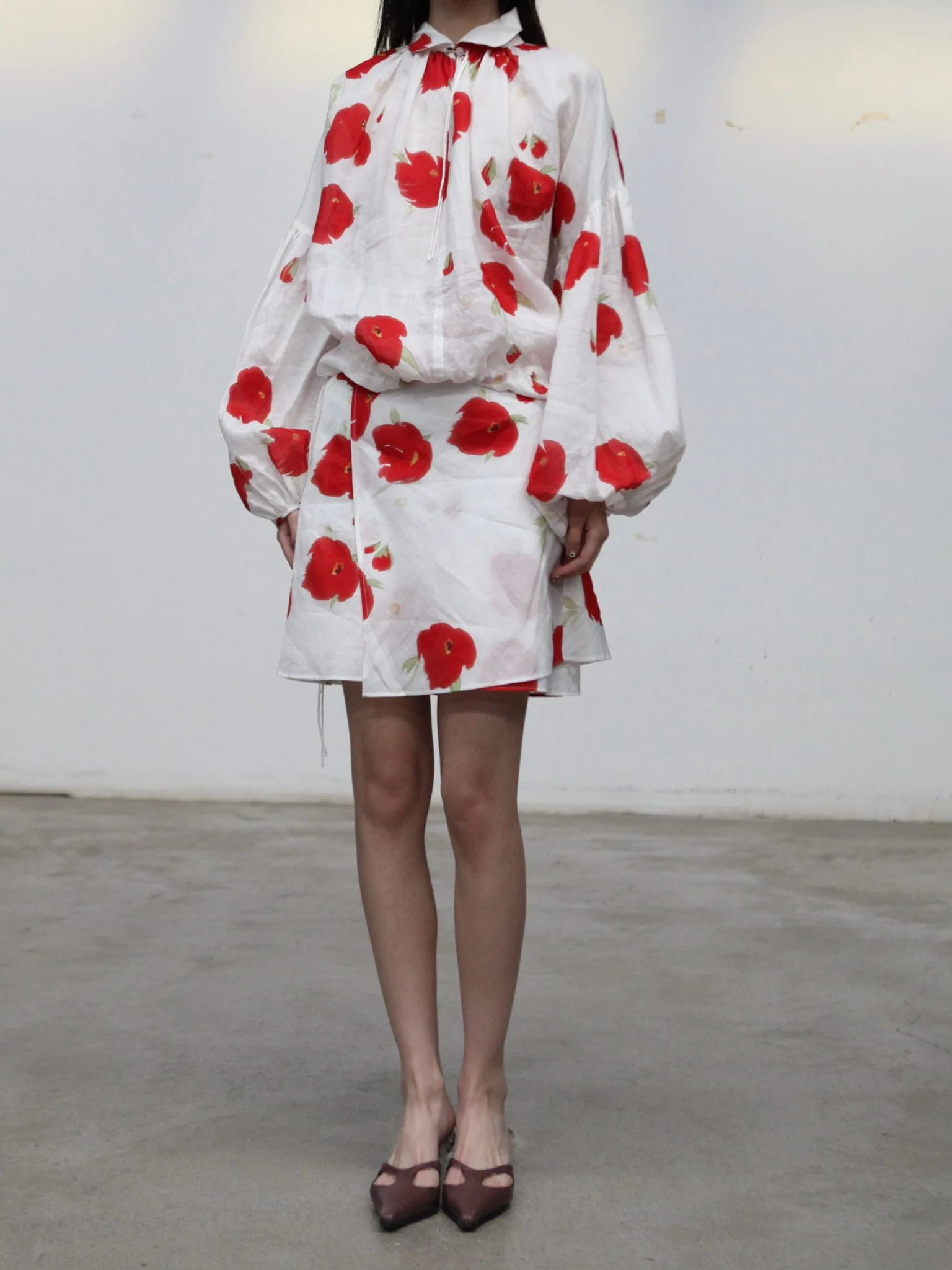 SAMUEL GUI YANG Spring/Summer 2026 Balloon Collection Shirt/Skirt SGY-SS26CSK08-1-1-POPPY Skirt (SS26CSH10) - Image 8