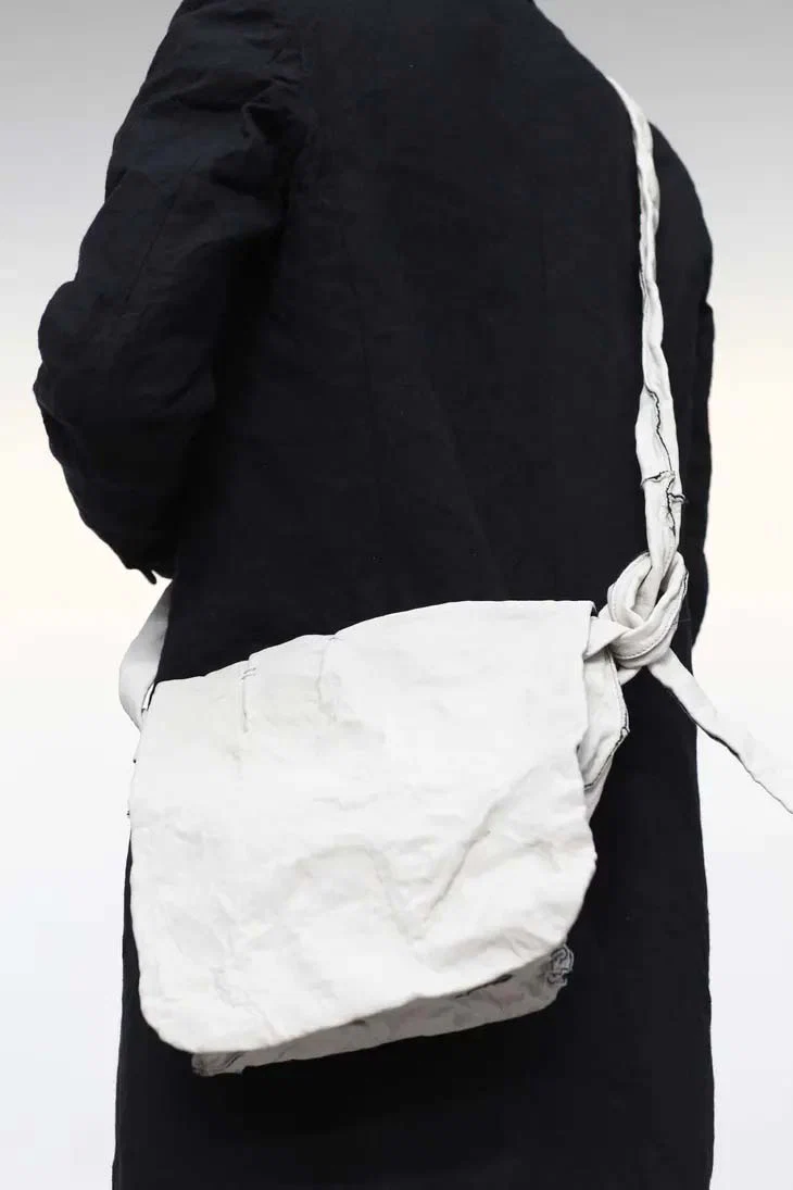 SIMONA TAGLIAFERRI (Sheepskin Anima, large cross-body bag) SS17A03 LAMB ANIMA CHALK - Image 4