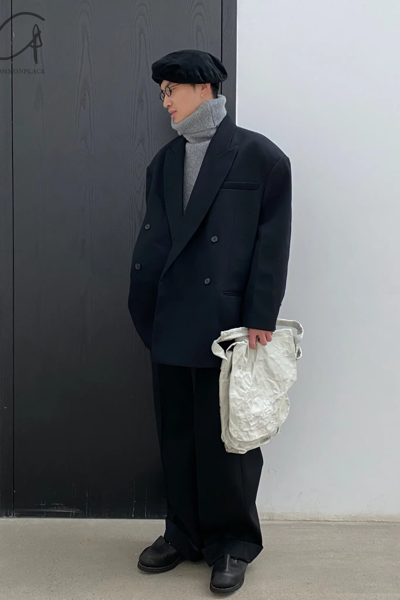 SIMONA TAGLIAFERRI (Sheepskin Anima, large cross-body bag) SS17A03 LAMB ANIMA CHALK - Image 8