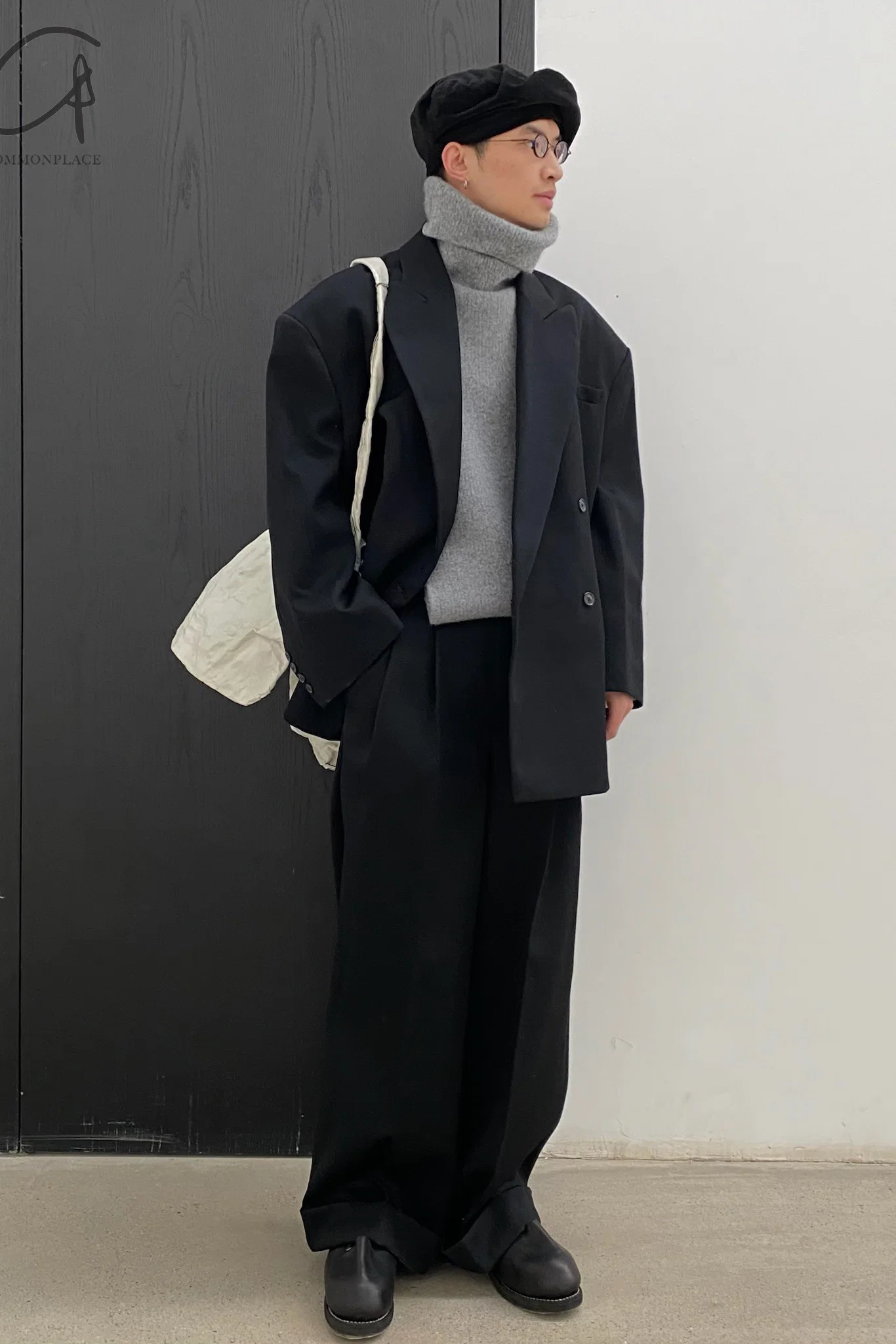 SIMONA TAGLIAFERRI (Sheepskin Anima, large cross-body bag) SS17A03 LAMB ANIMA CHALK - Image 9