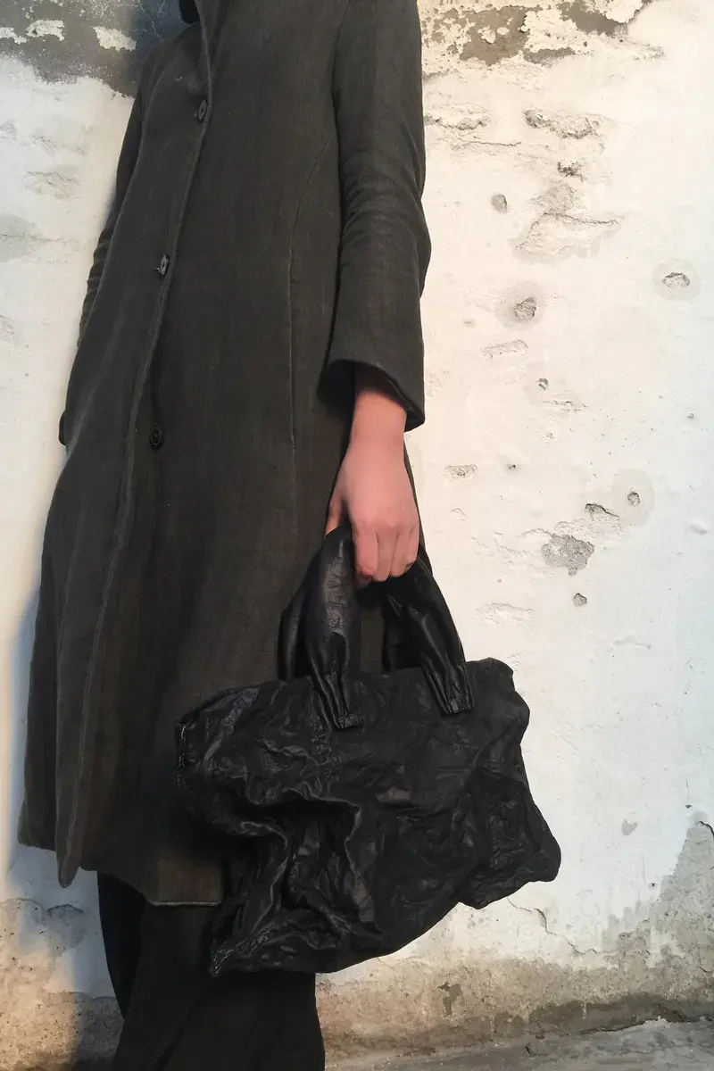 Simons Tagliafem (Sheepskin Anima Charcoal) SS17A301 LAMB ANIMA CARBON - Image 6
