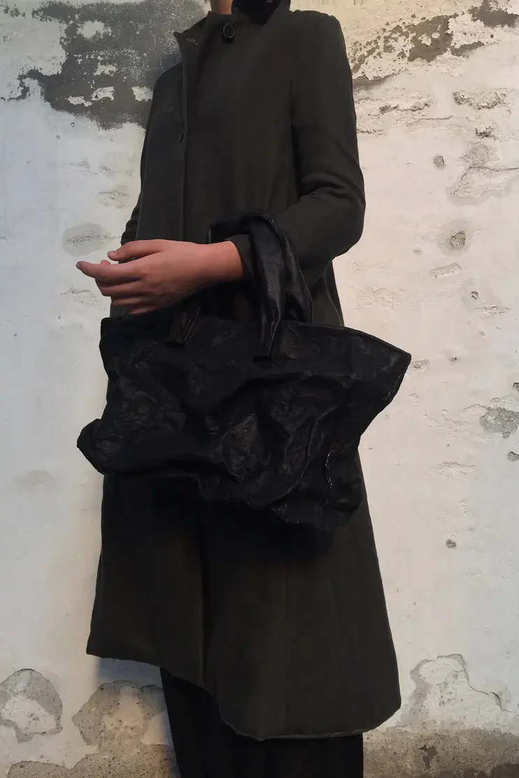Simons Tagliafem (Sheepskin Anima Charcoal) SS17A301 LAMB ANIMA CARBON - Image 7
