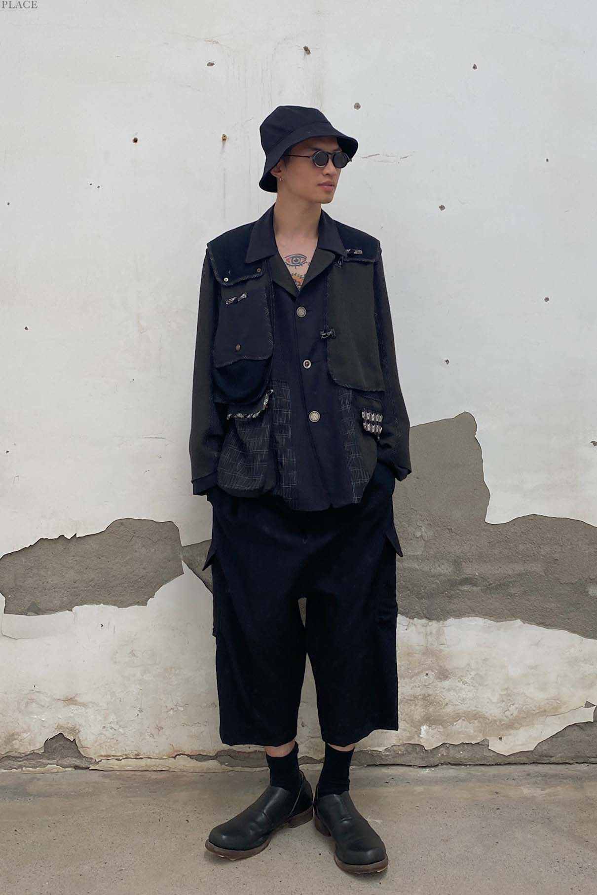 Song for the mute fisherman hat 211_HATOO1_WDNMBLK black PSFTM6 - Image 8