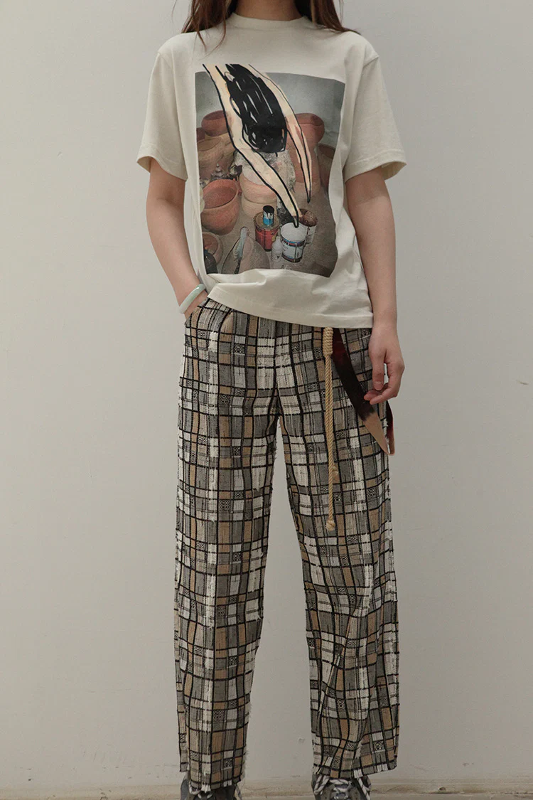 Song for the mute straight leg pants 211_WPTO14_WNDWMLT - Image 7