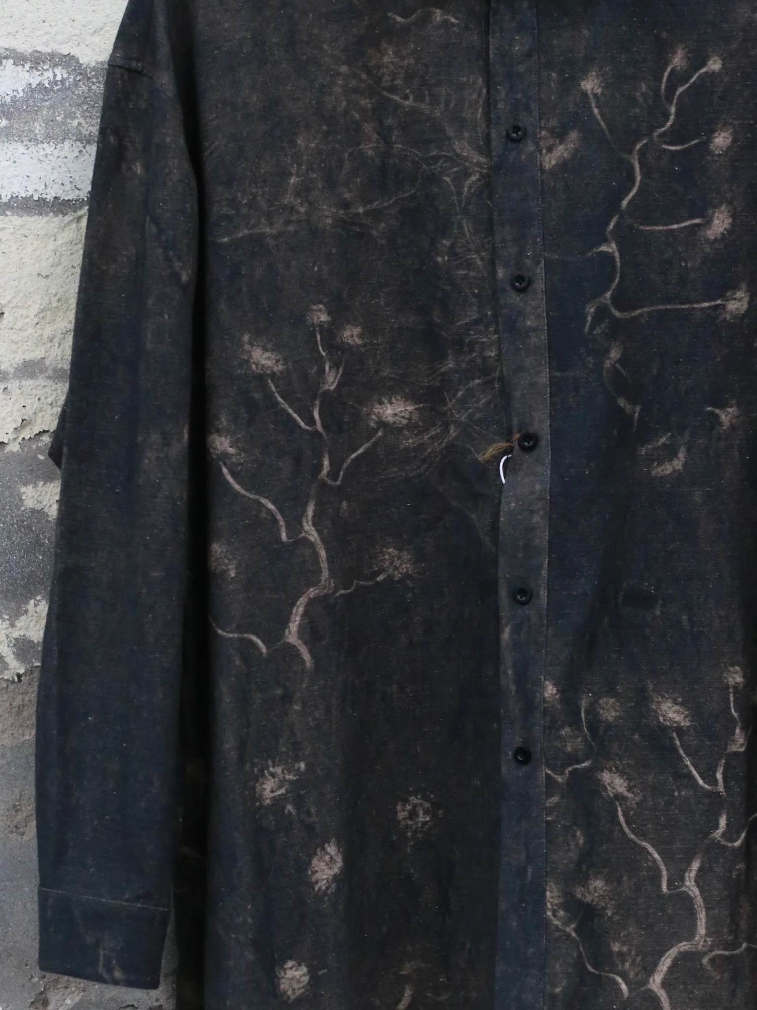 Stovaigh Vintage Vines Print Shirt/Jacket/A-line Print Skirt STV-ST25017SHTBAM-0 Shirt - Image 4