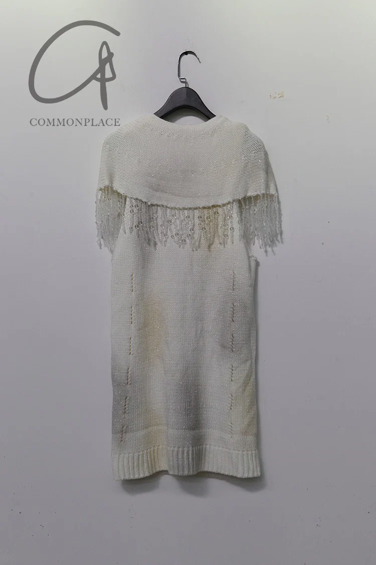 SUSAN FANG Shawl-style foam knitted sweater AW21DRS02BUBBLE-KNIT - Image 6