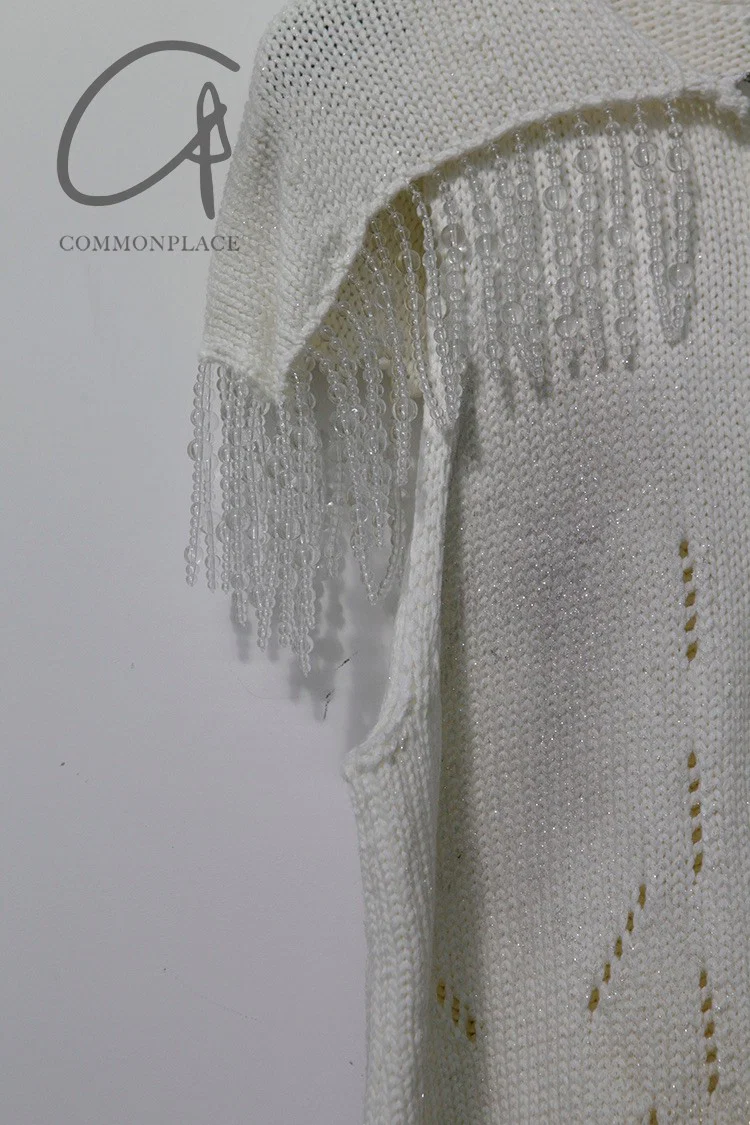 SUSAN FANG Shawl-style foam knitted sweater AW21DRS02BUBBLE-KNIT - Image 7