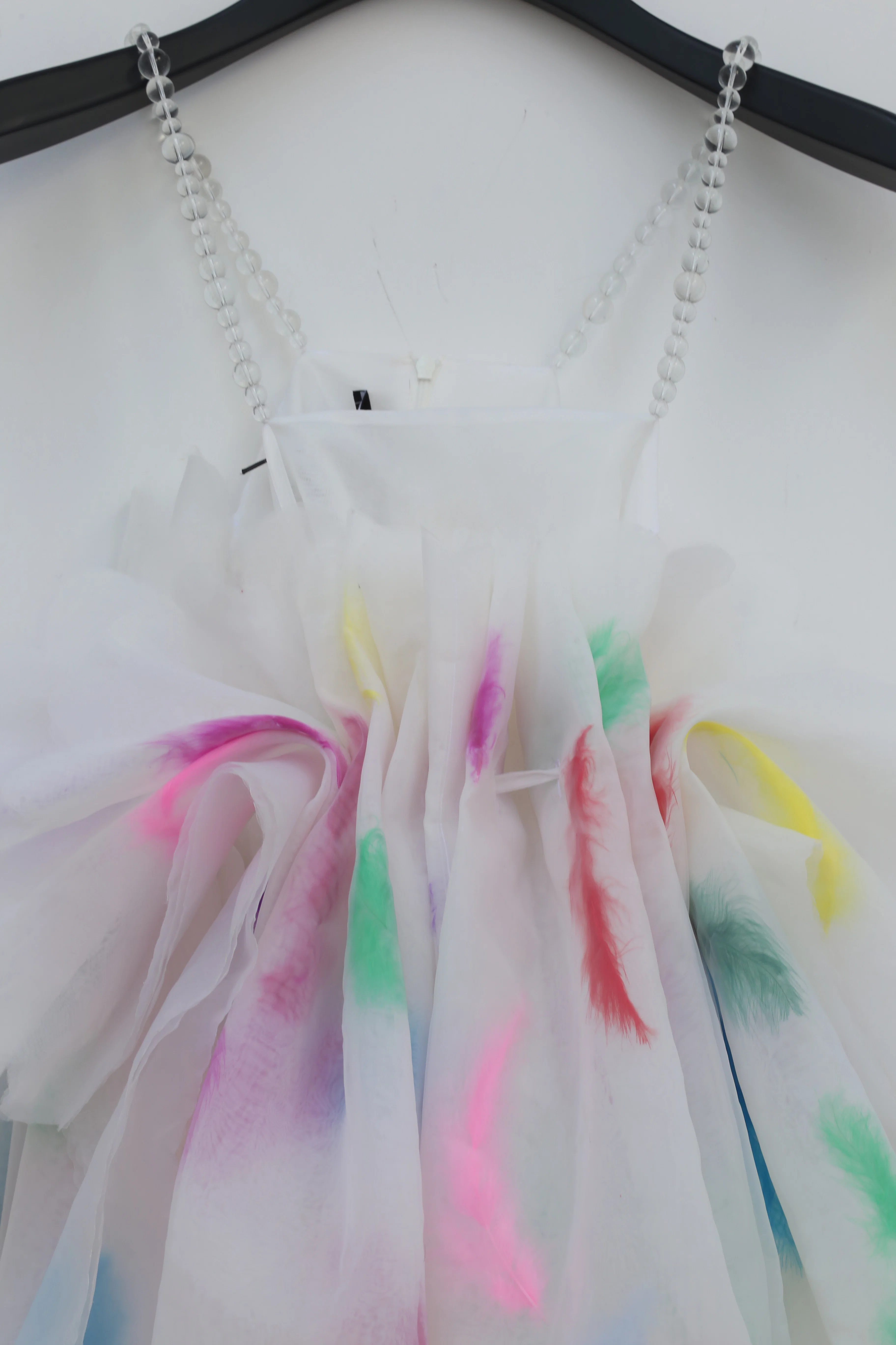 Susanfang beaded suspender skirt SS21DR15ORG - Image 3