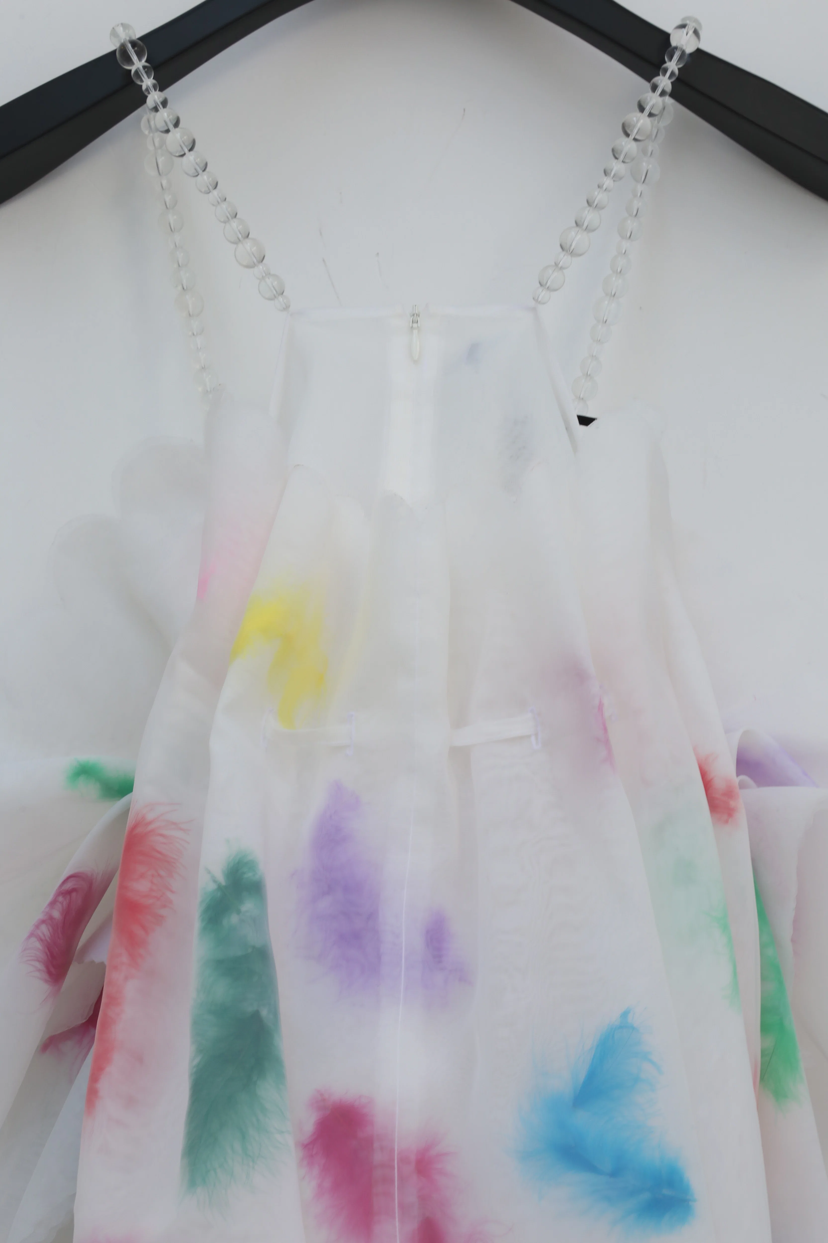 Susanfang beaded suspender skirt SS21DR15ORG - Image 5