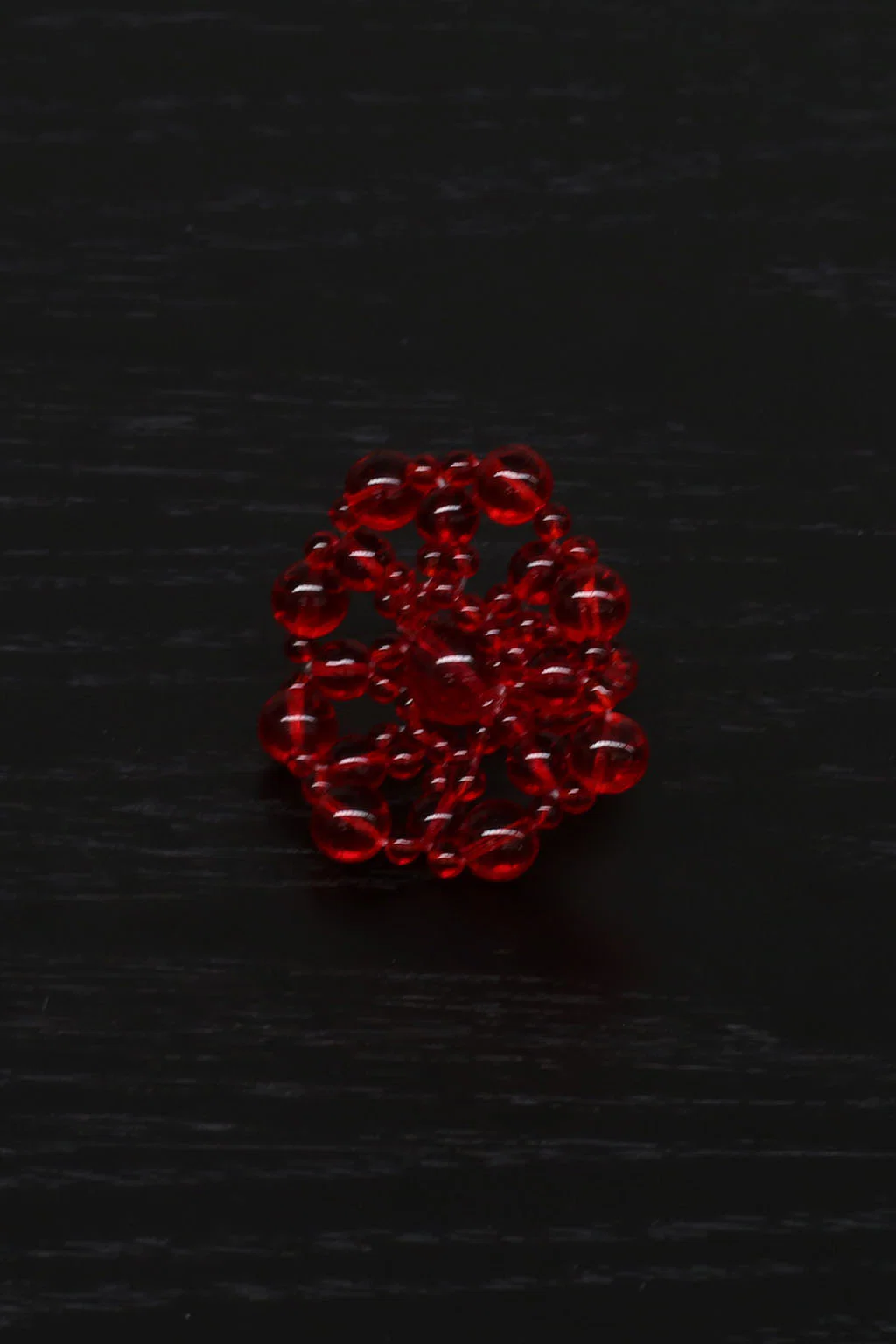 Susanfang Bubble Dandelion Ring AW20RIN003GL01RED001 PSSF8