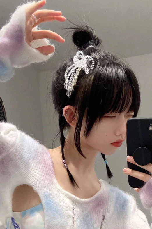 Susanfang Bubble Flower Hair Clip AW21CLP01GLTRA - Image 3