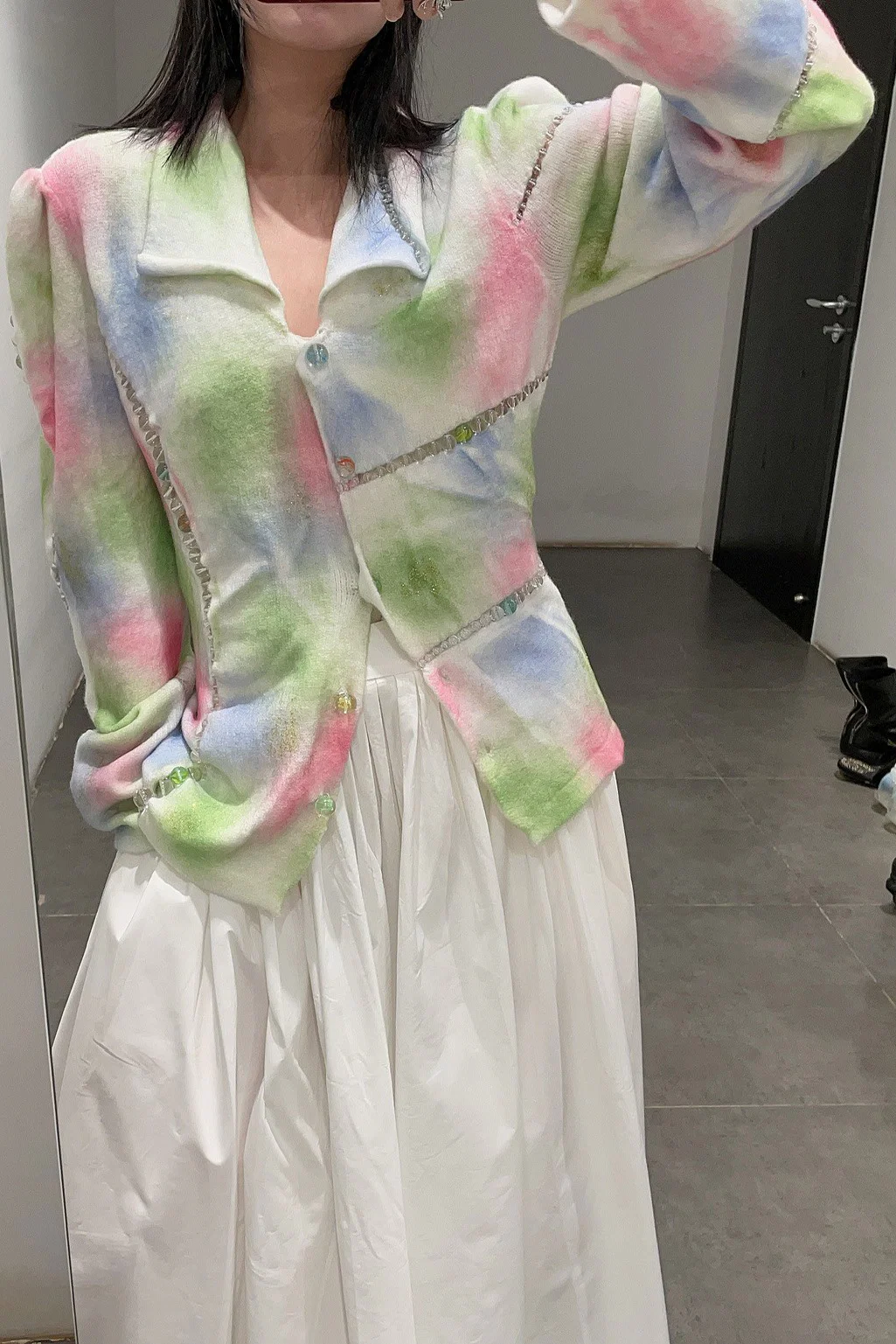 Susanfang wool top AW21JKT02KNITMULTI - Image 9