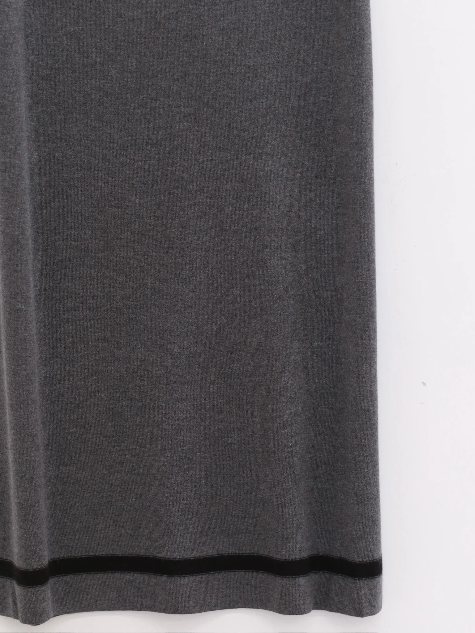 SWAYING 25 Early Autumn Cashmere Blended Straight Skirt SW-SW25PF3B04C2-SH Dark Gray - Image 5