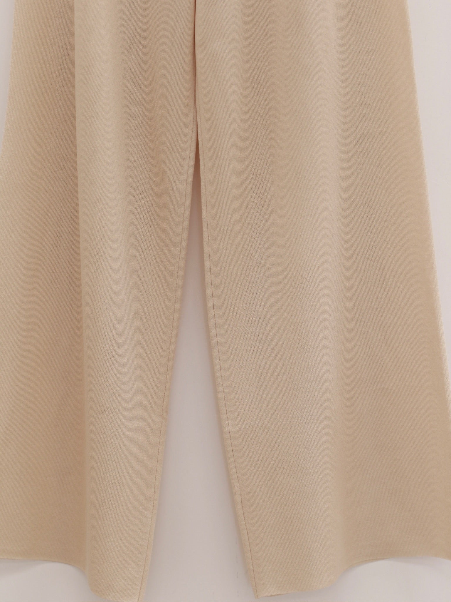 SWAYING 25 Early Autumn Knit Straight Casual Pants SW-SW25PF3B12C1-MH Beige Gray - Image 3