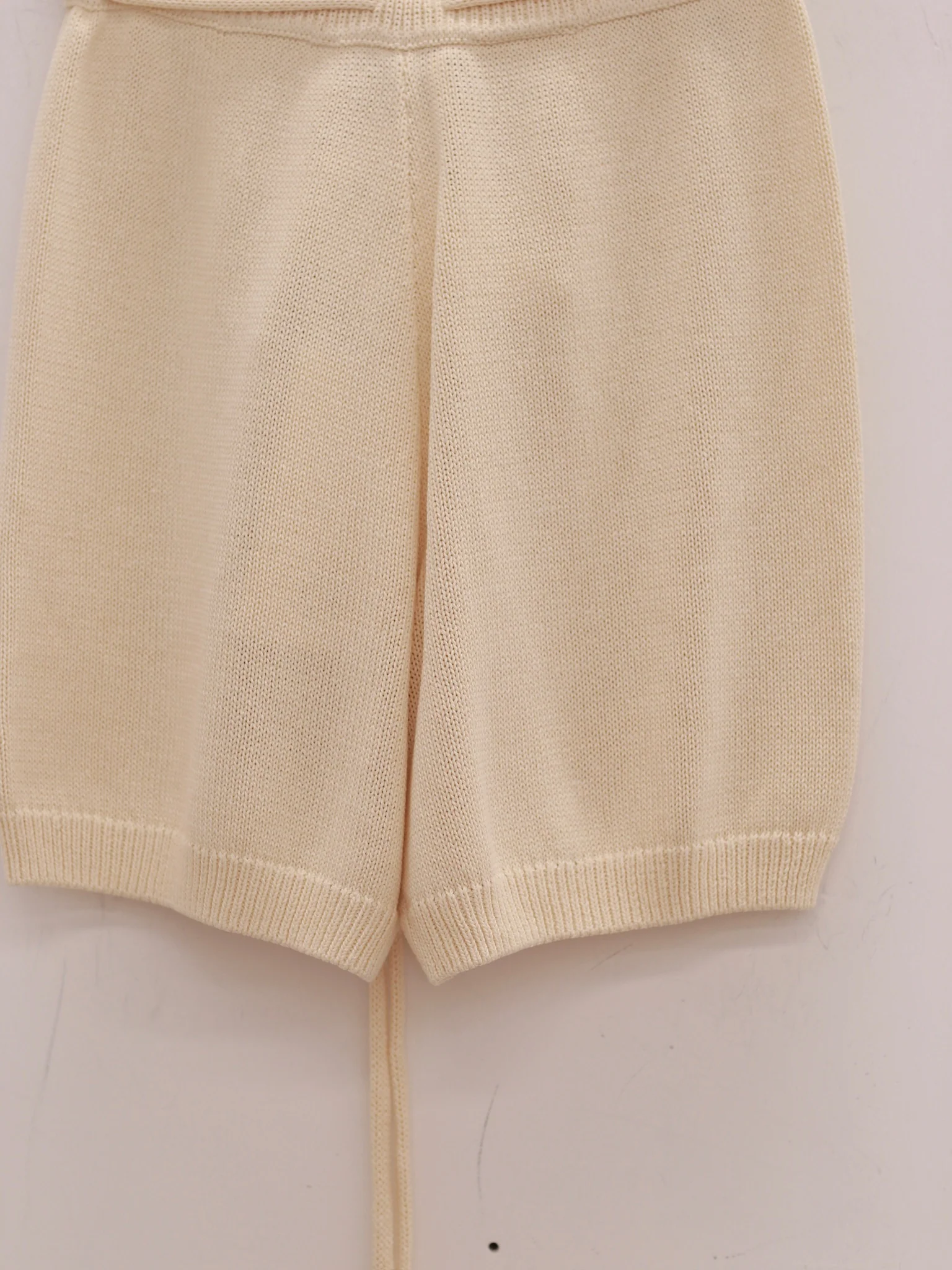 SWAYING 25 Early Autumn Pocket Straight Short Casual Pants SW-SW25PF3B09C1-MB Off-white SW25PF3B09 - Image 4