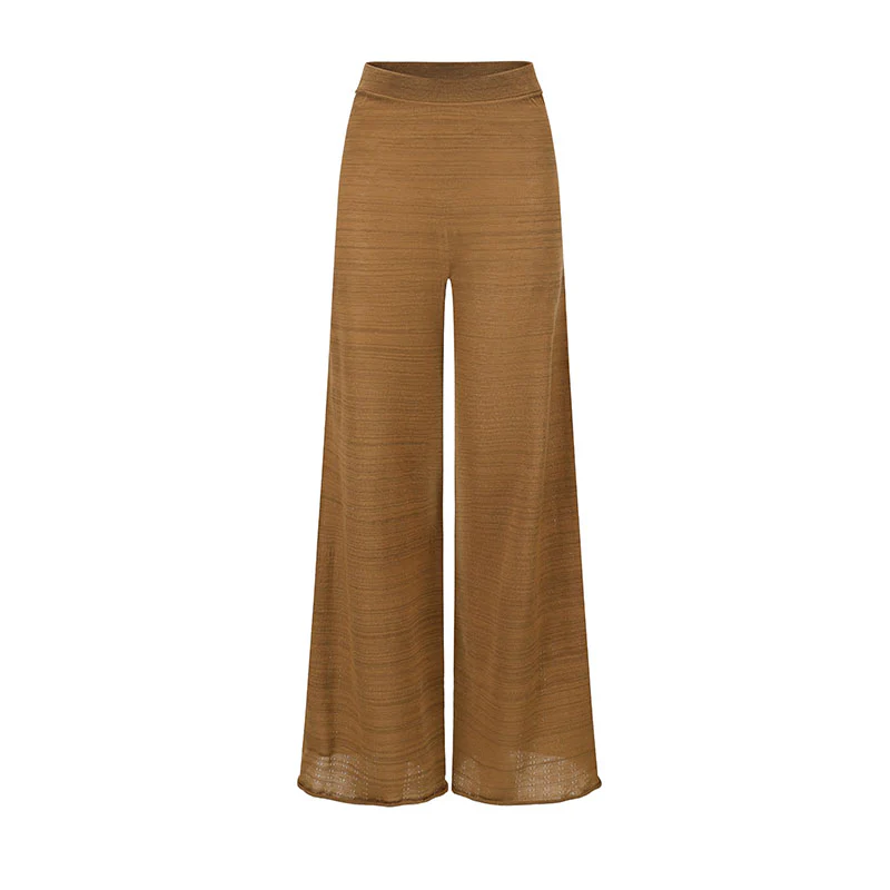 SWAYING 25 Early Fall Seamless Pointed Wool Straight Pants SW-SW25PF3B11C2-KF Coffee - Image 5
