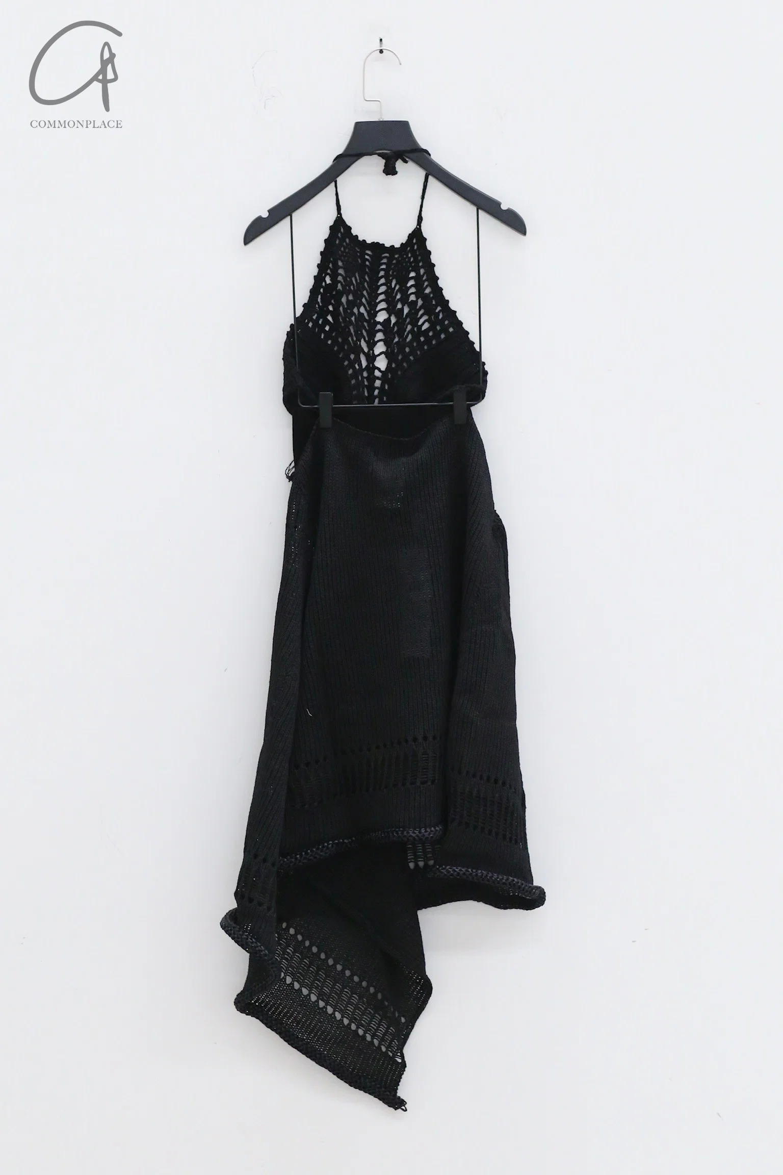 SWAYING/KNIT Crochet Backless Dress SW22SSL38 Black - Image 13