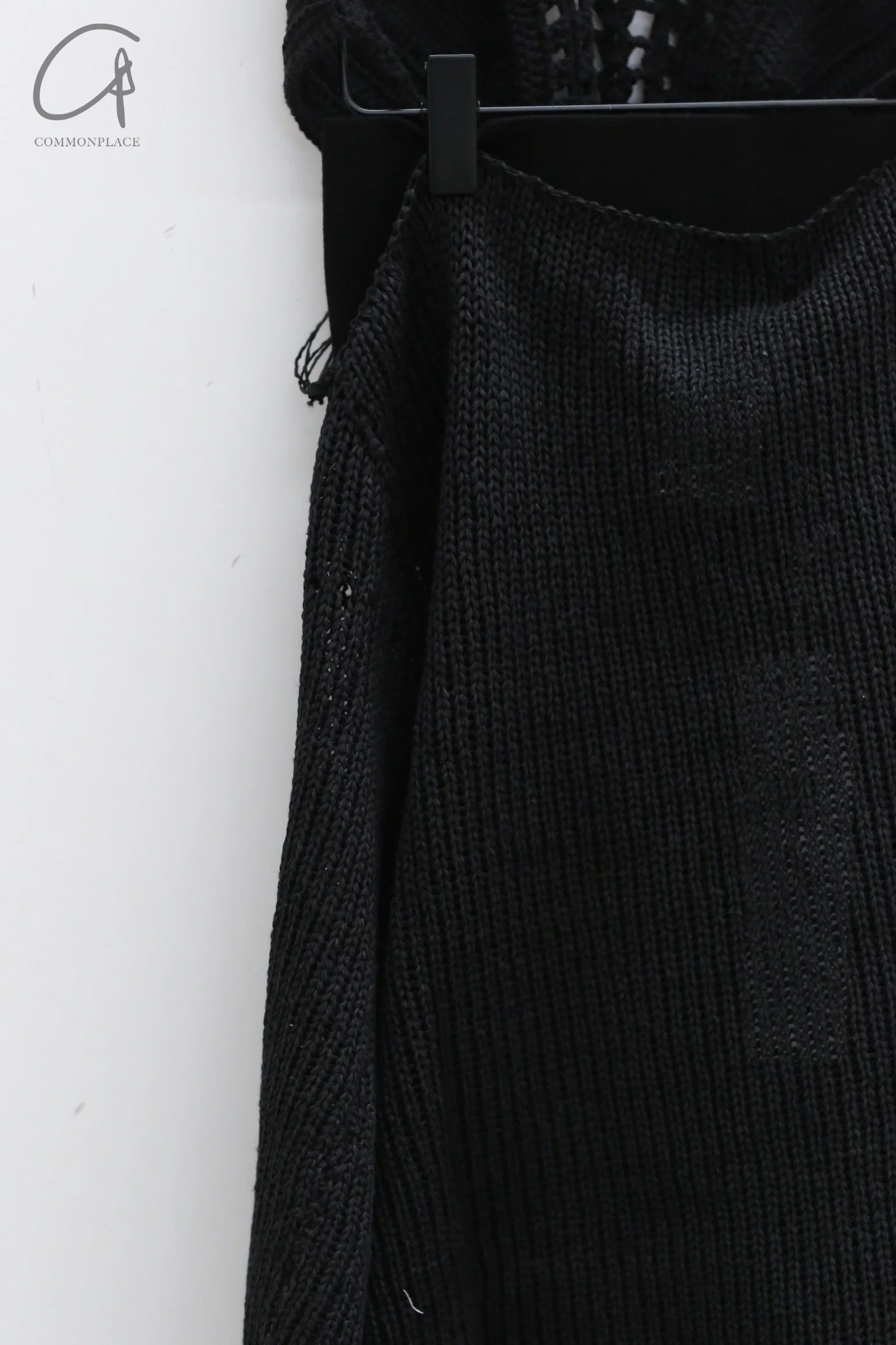 SWAYING/KNIT Crochet Backless Dress SW22SSL38 Black - Image 17