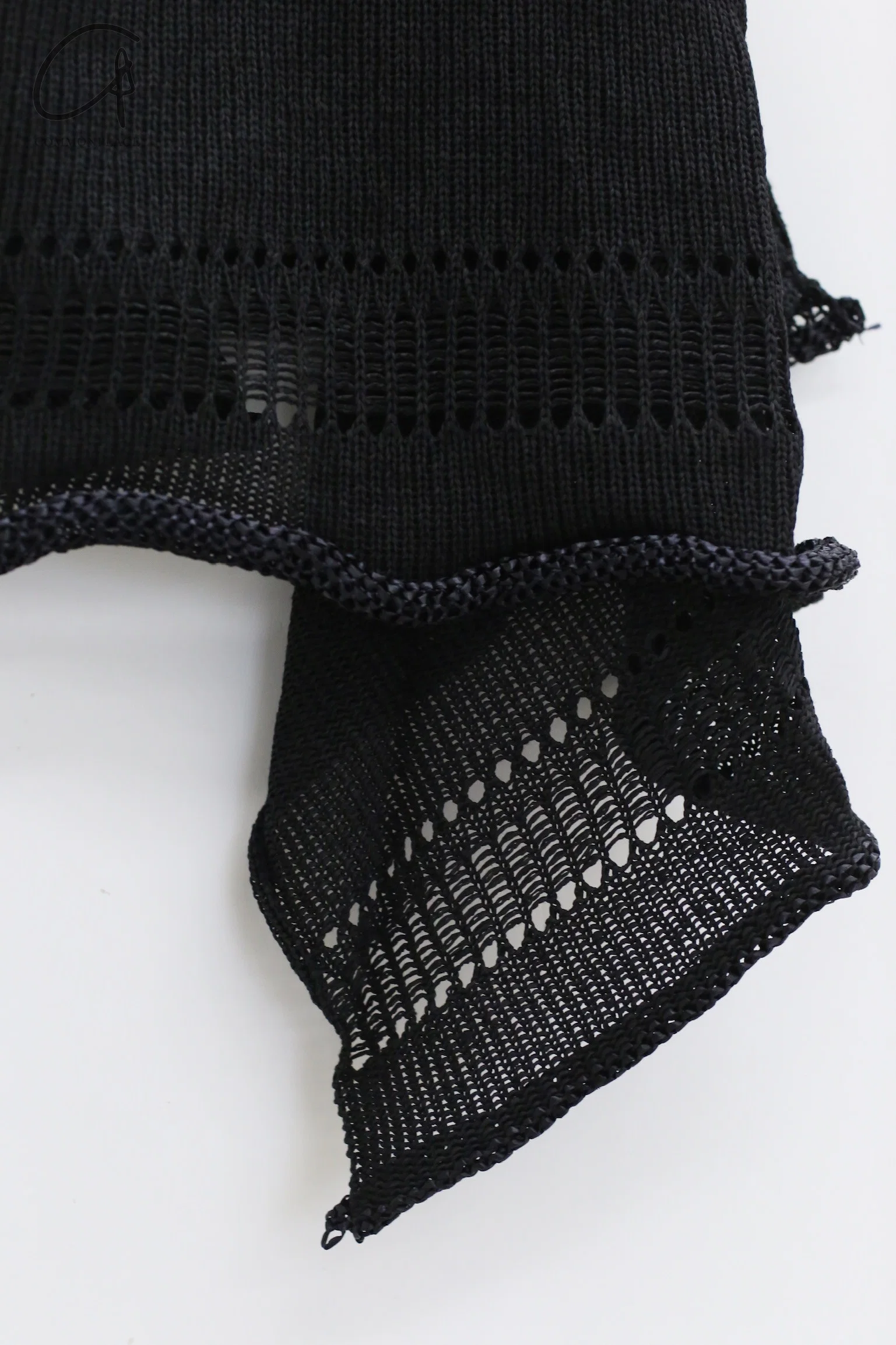 SWAYING/KNIT Crochet Backless Dress SW22SSL38 Black - Image 18