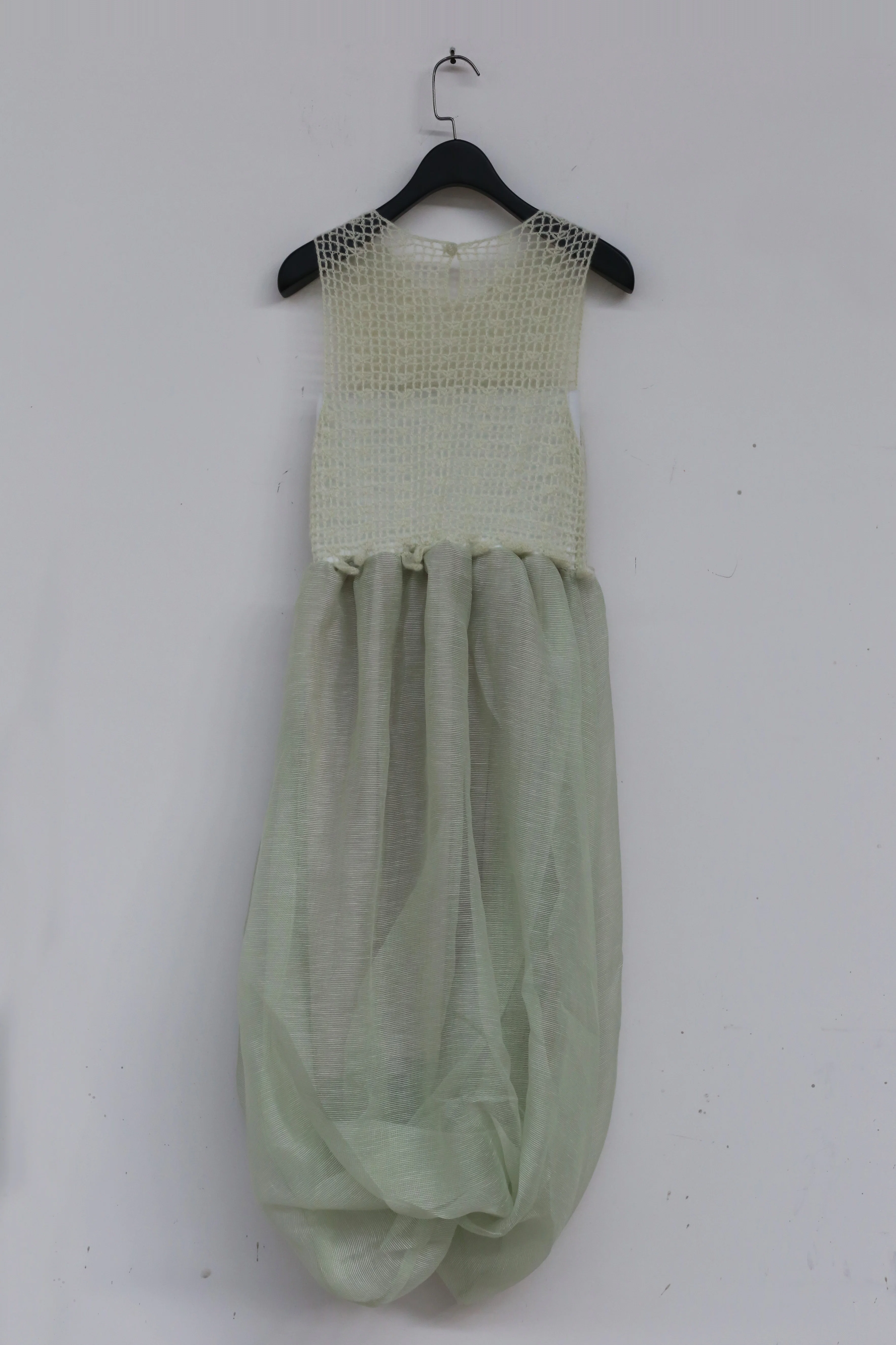 SWAYING/KNIT Crochet stitching rotating skirt SW212LS20 Green PS32 - Image 7