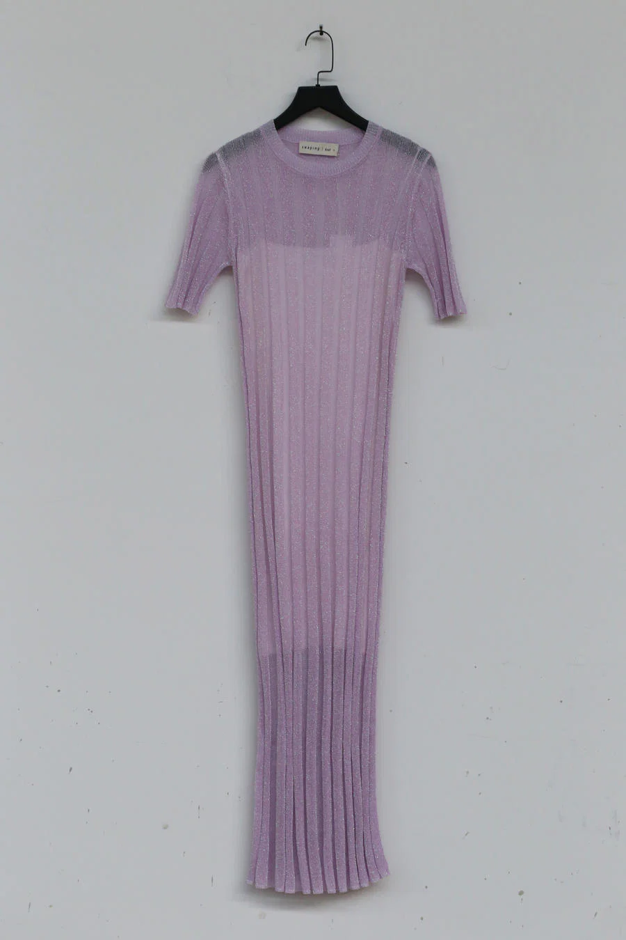 SWAYING/KNIT gradient striped dress (two-piece suit) SW212LS27 purple - Image 9