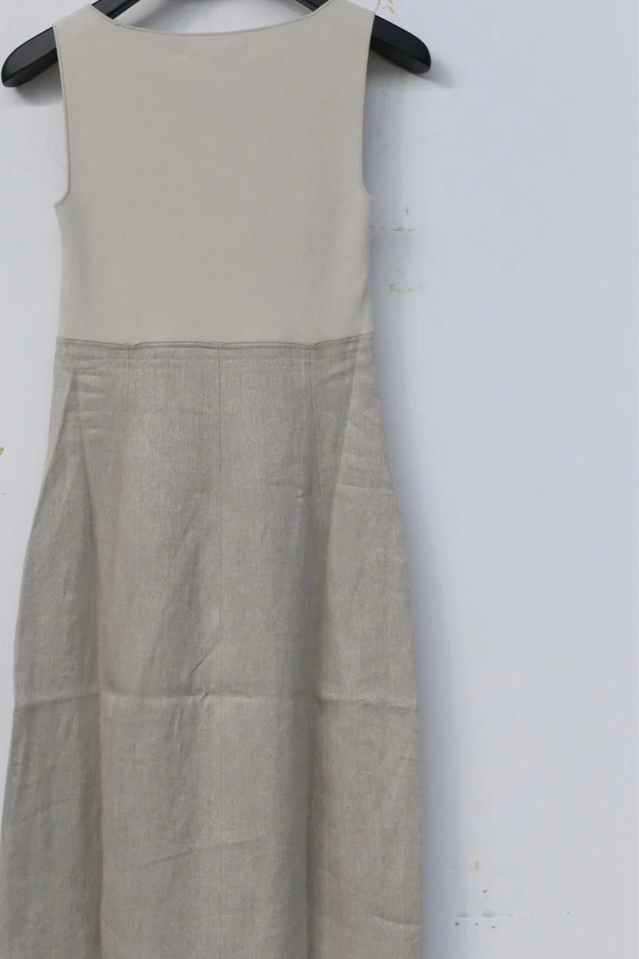 SWAYING/KNIT knitting stitching vest skirt SW23SS2L18 meters gray/linen PS56 - Image 10