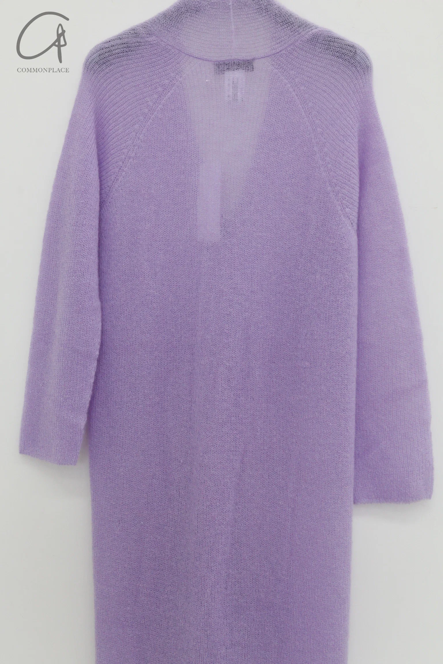 SWAYING/KNIT Seamless Mohair Long Suit SW212SZ72 Lavender PS38 - Image 10