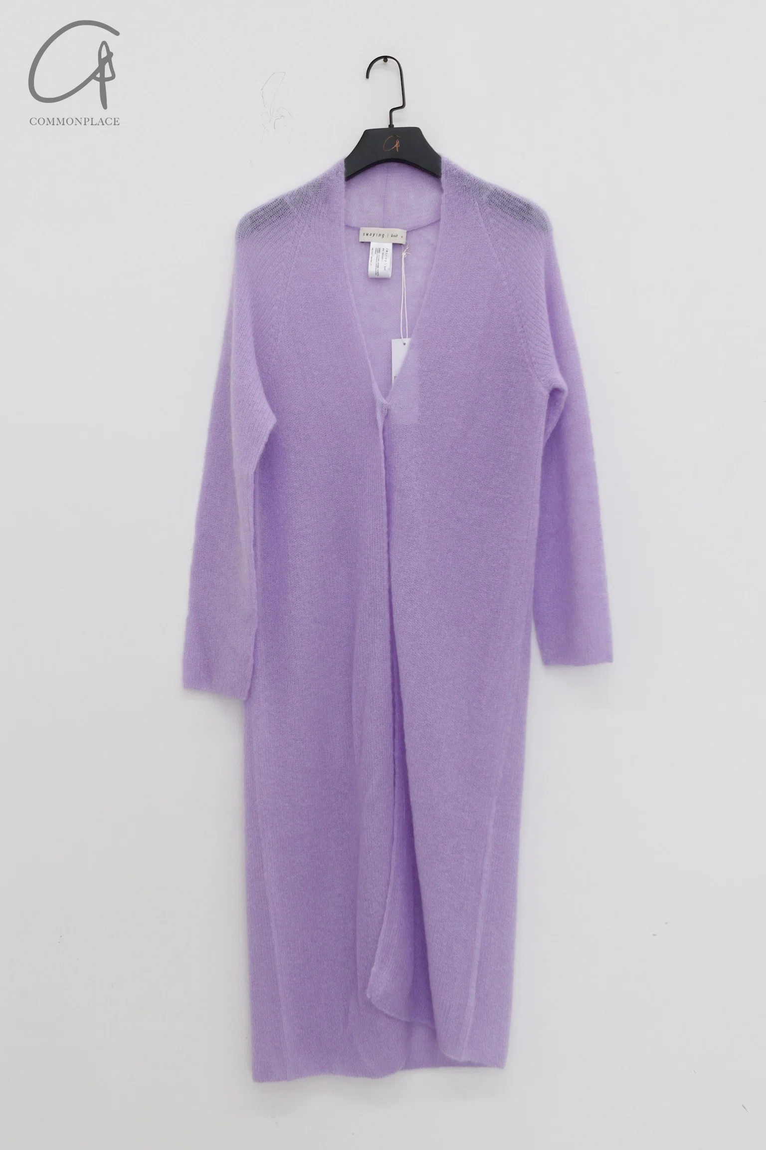 SWAYING/KNIT Seamless Mohair Long Suit SW212SZ72 Lavender PS38 - Image 7