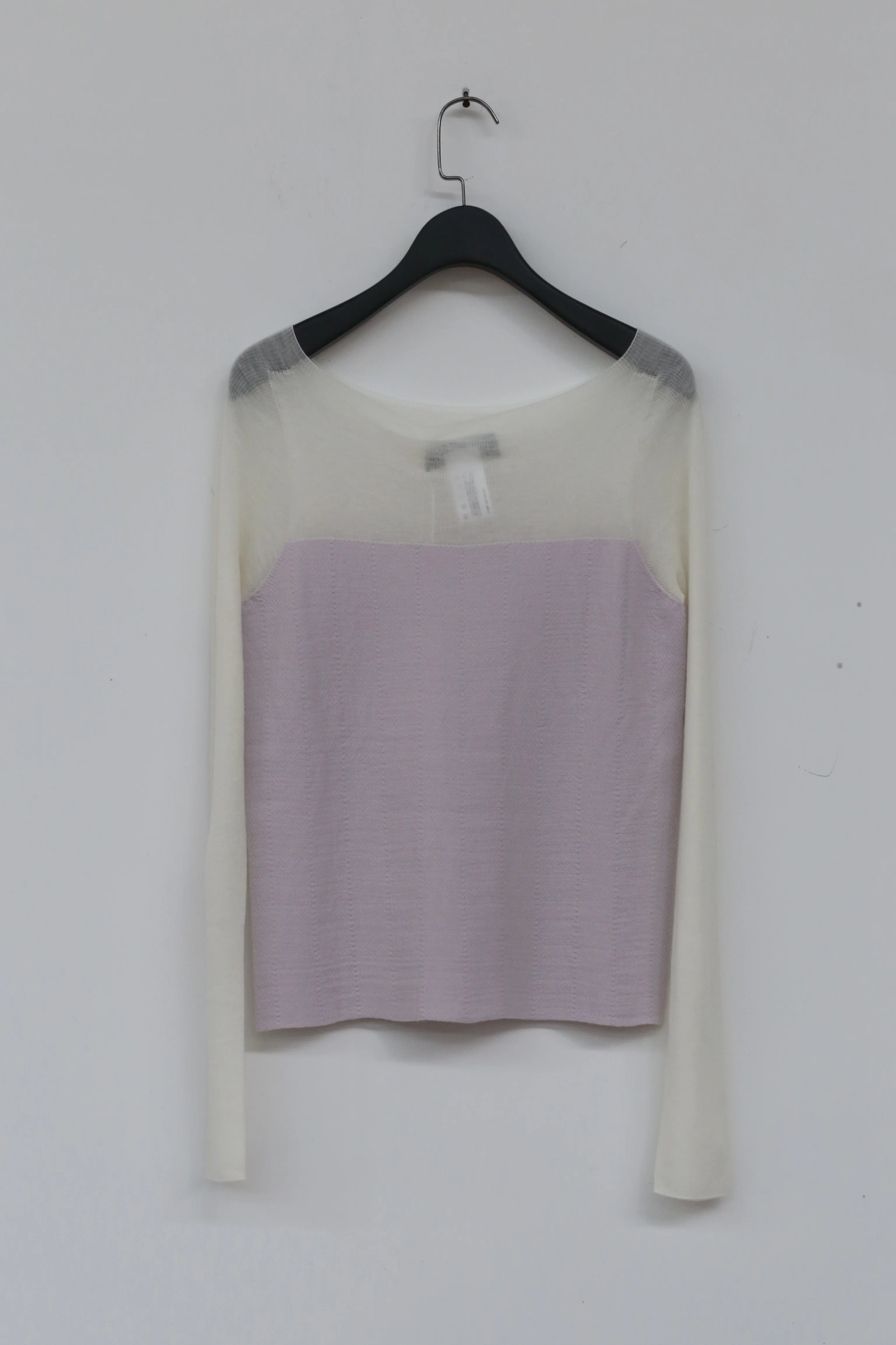 SWAYINGKNIT seamless water-soluble wool stitching top SW212SZ08 purple and white PS9 - Image 8