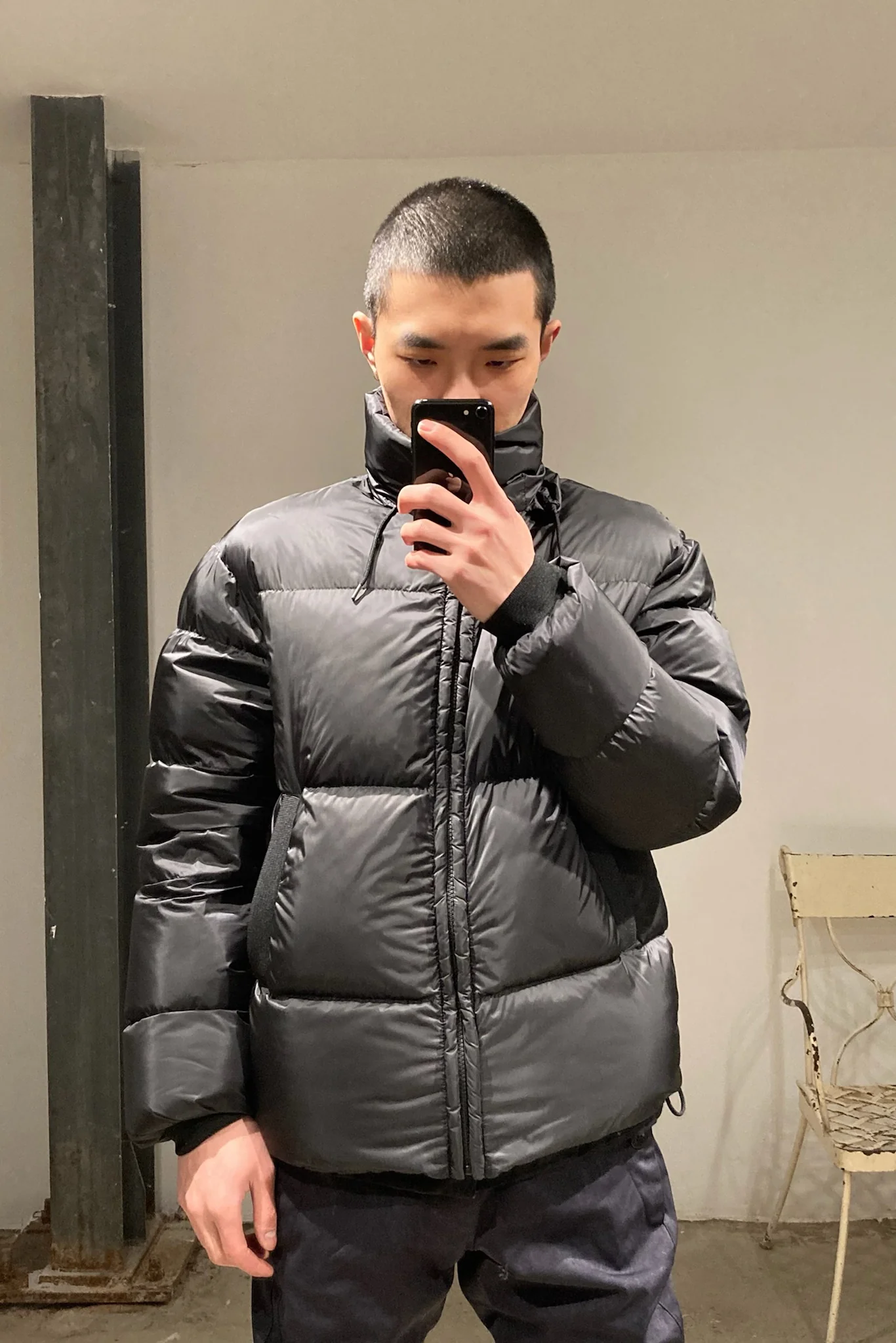 Ten-C 003774 drawstring down jacket - Image 10