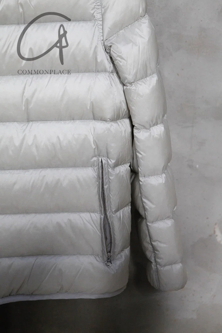 Ten-C down jacket with pockets 18CTCUD03103 002197 120 gray PTC4 - Image 3
