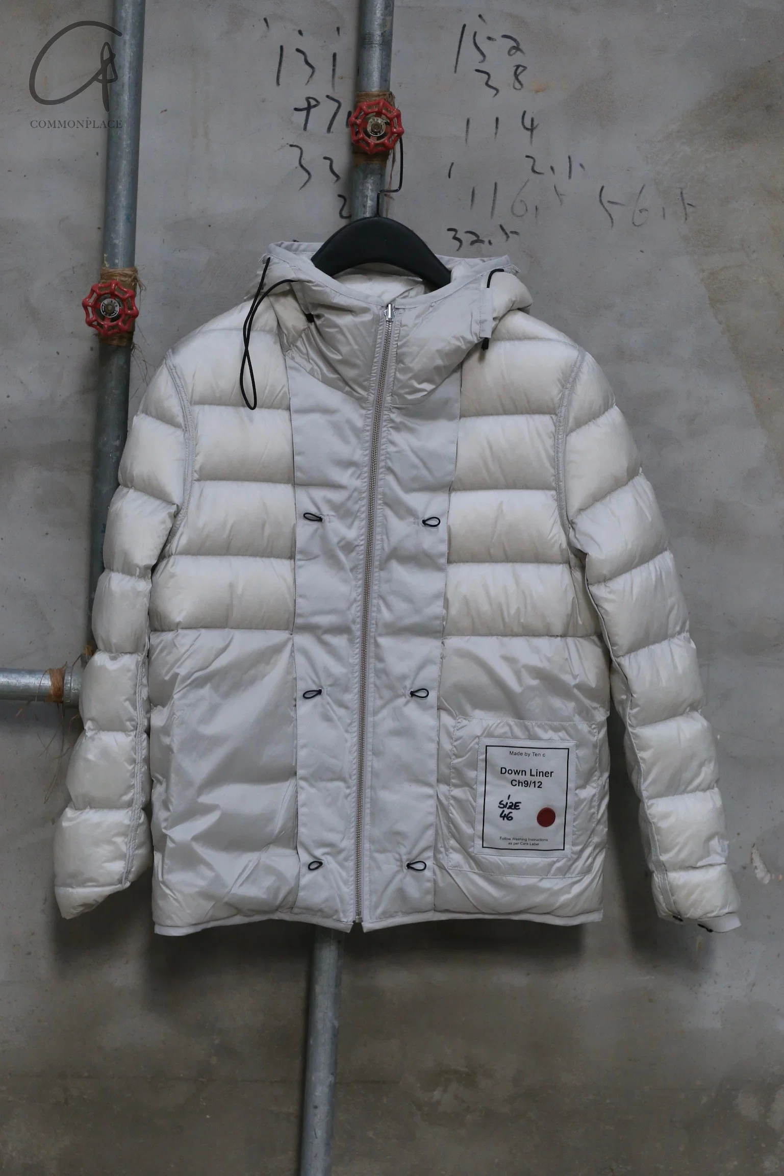 Ten-C down jacket with pockets 18CTCUD03103 002197 120 gray PTC4 - Image 6