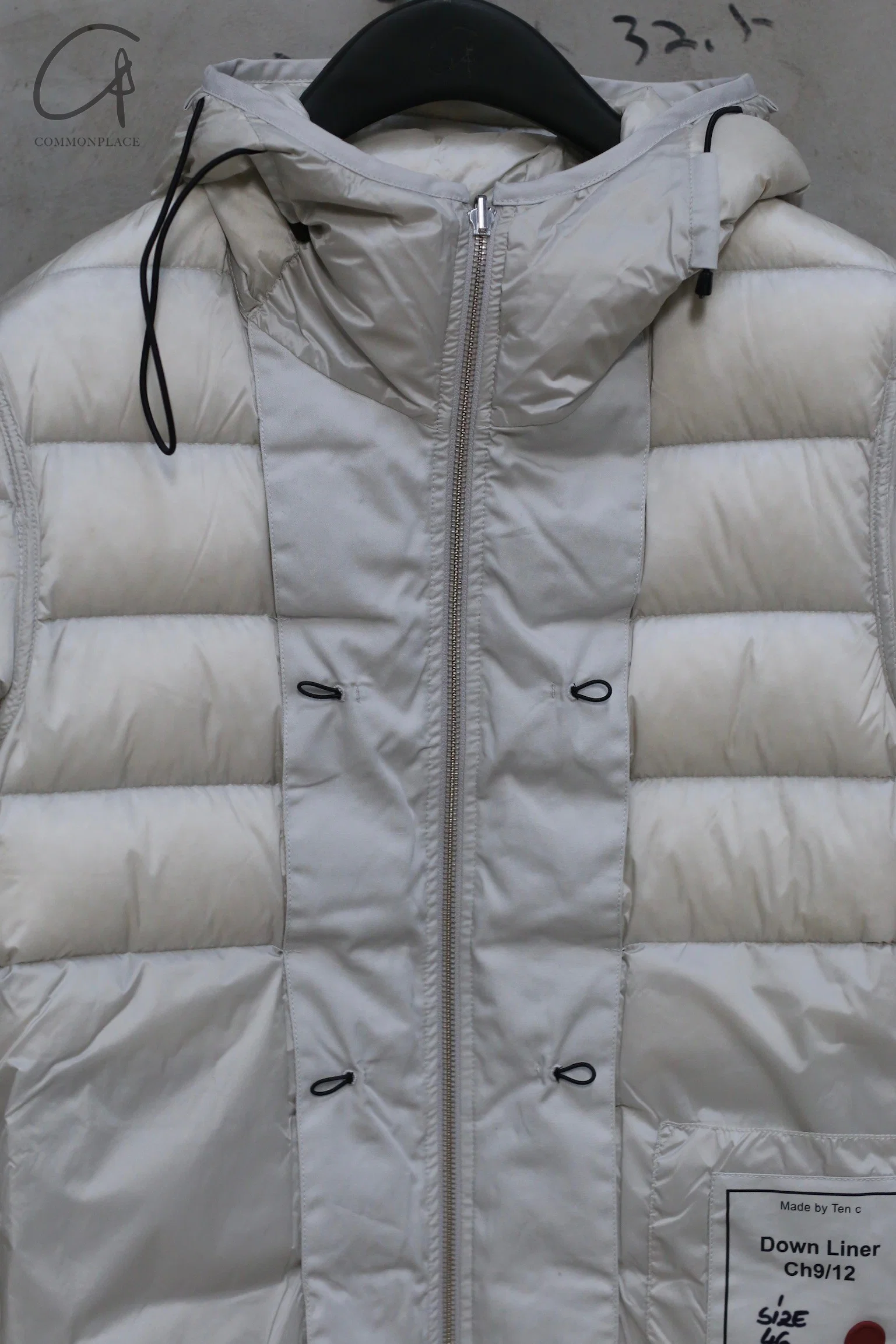 Ten-C down jacket with pockets 18CTCUD03103 002197 120 gray PTC4 - Image 7