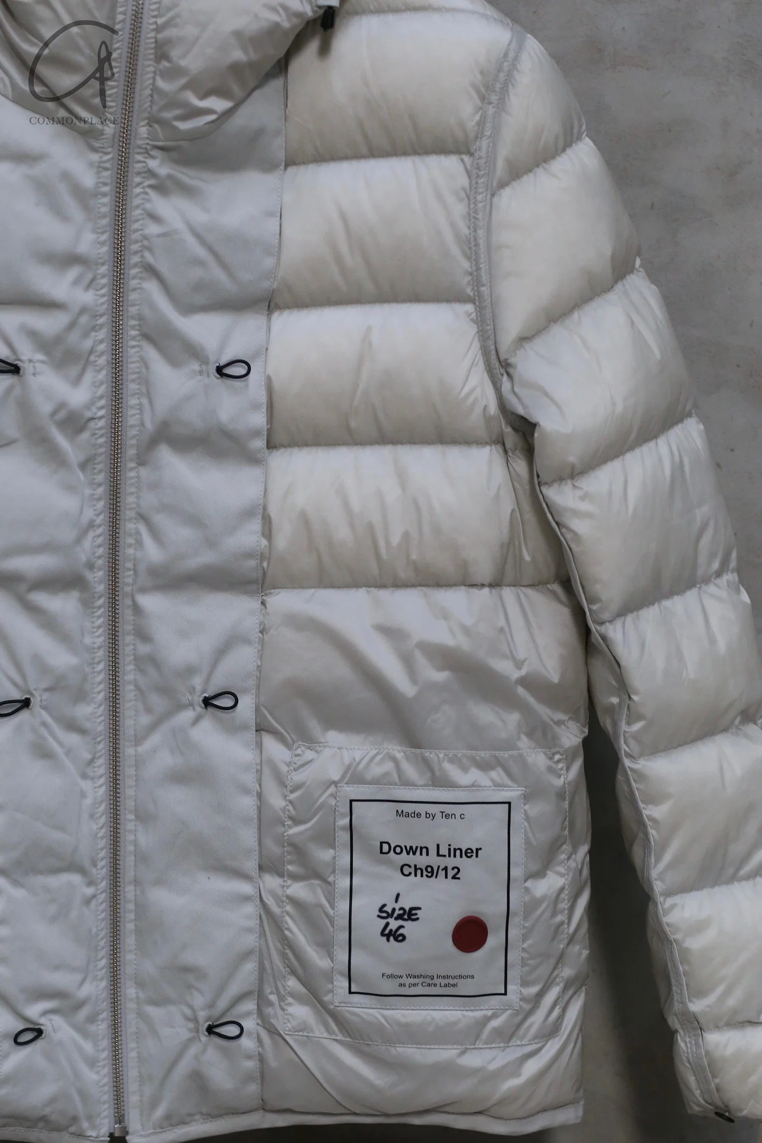 Ten-C down jacket with pockets 18CTCUD03103 002197 120 gray PTC4 - Image 8
