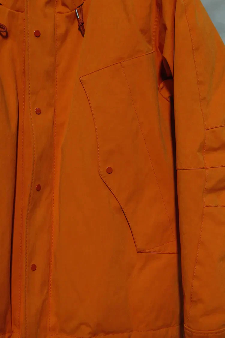 Ten-C Orange Big Pocket Jacket 21CTCUB03140 A02105 434 PTC3 - Image 3
