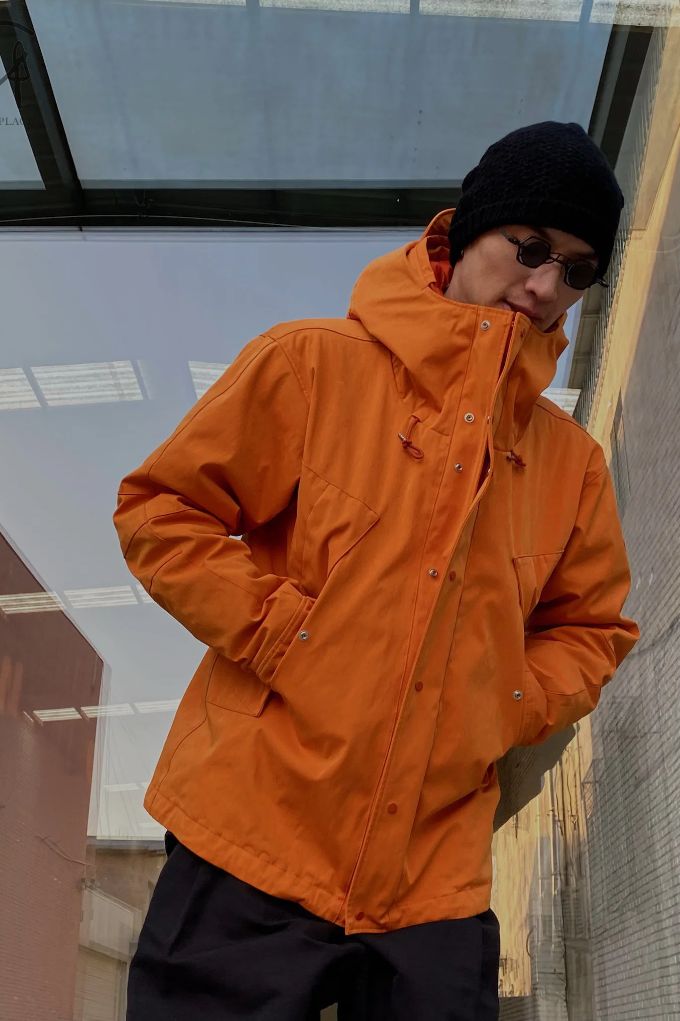 Ten-C Orange Big Pocket Jacket 21CTCUB03140 A02105 434 PTC3 - Image 9