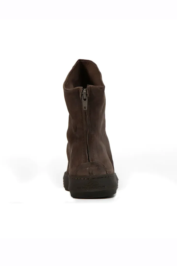 The Last conspiracy (horse leather straight boots-brown) Women shoes TLC1645 - Image 4