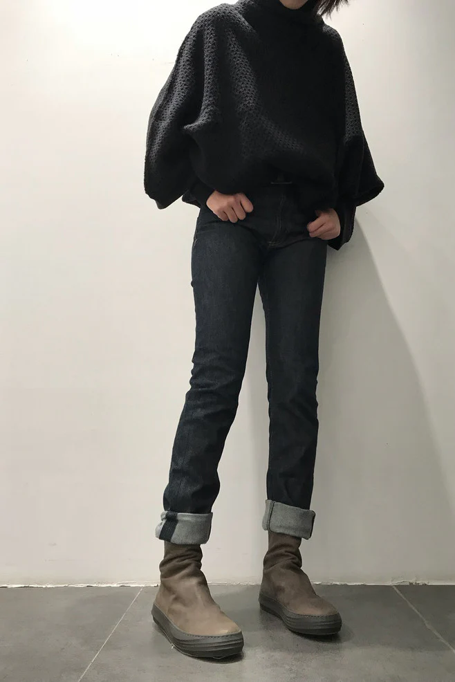 The Last conspiracy (horse leather straight boots-brown) Women shoes TLC1645 - Image 8