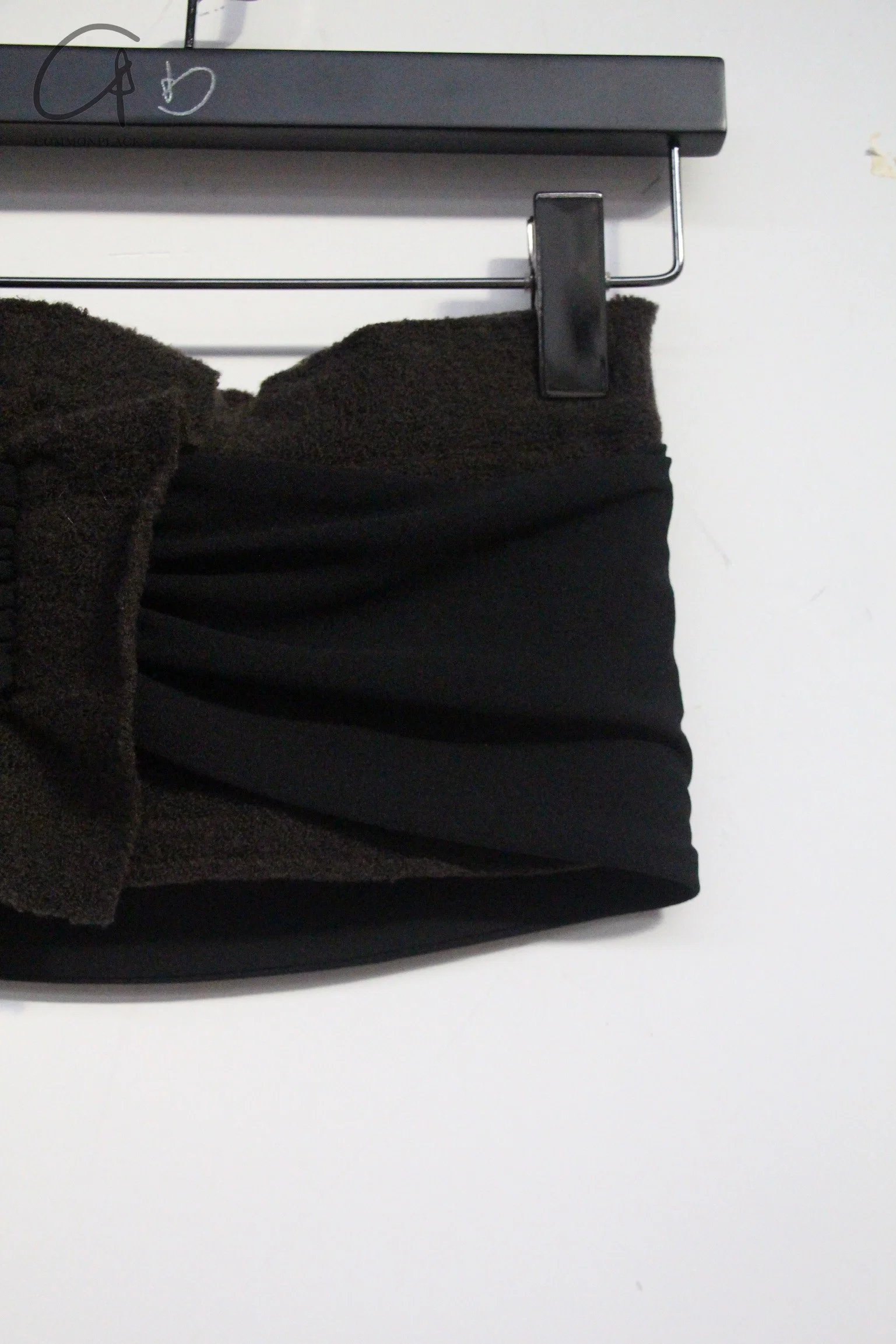 Un Morceau pleated embellished wool tube top UM212SZ25 - Image 8