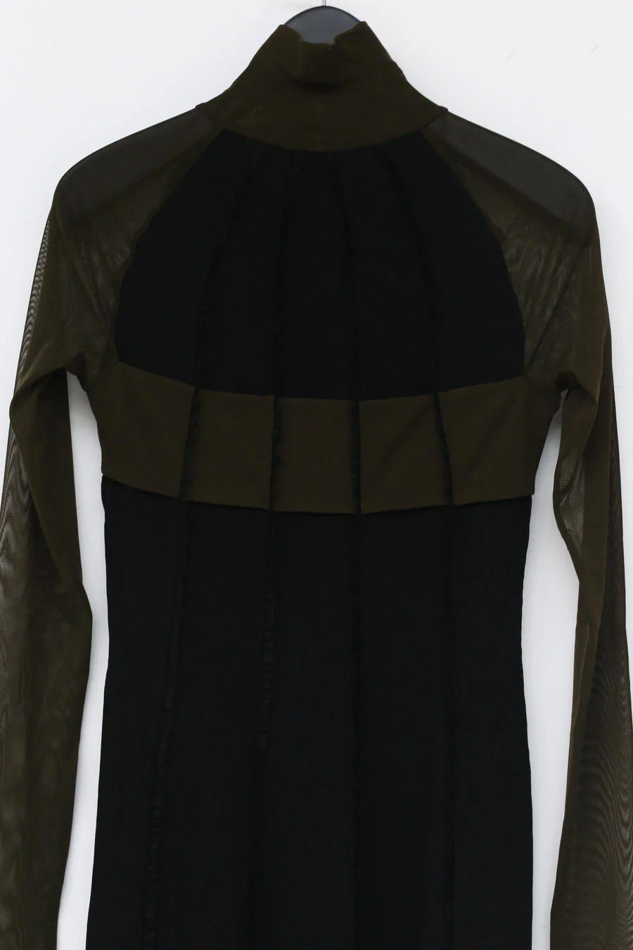 Un Morceau Raglan High Collar Chest Stitching Dress UM212LS08 PUM12 - Image 8