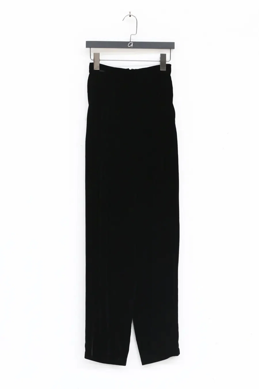 Un Morceau Velvet High Waist Straight Pants UM212XZ05 Black PUM15 - Image 12