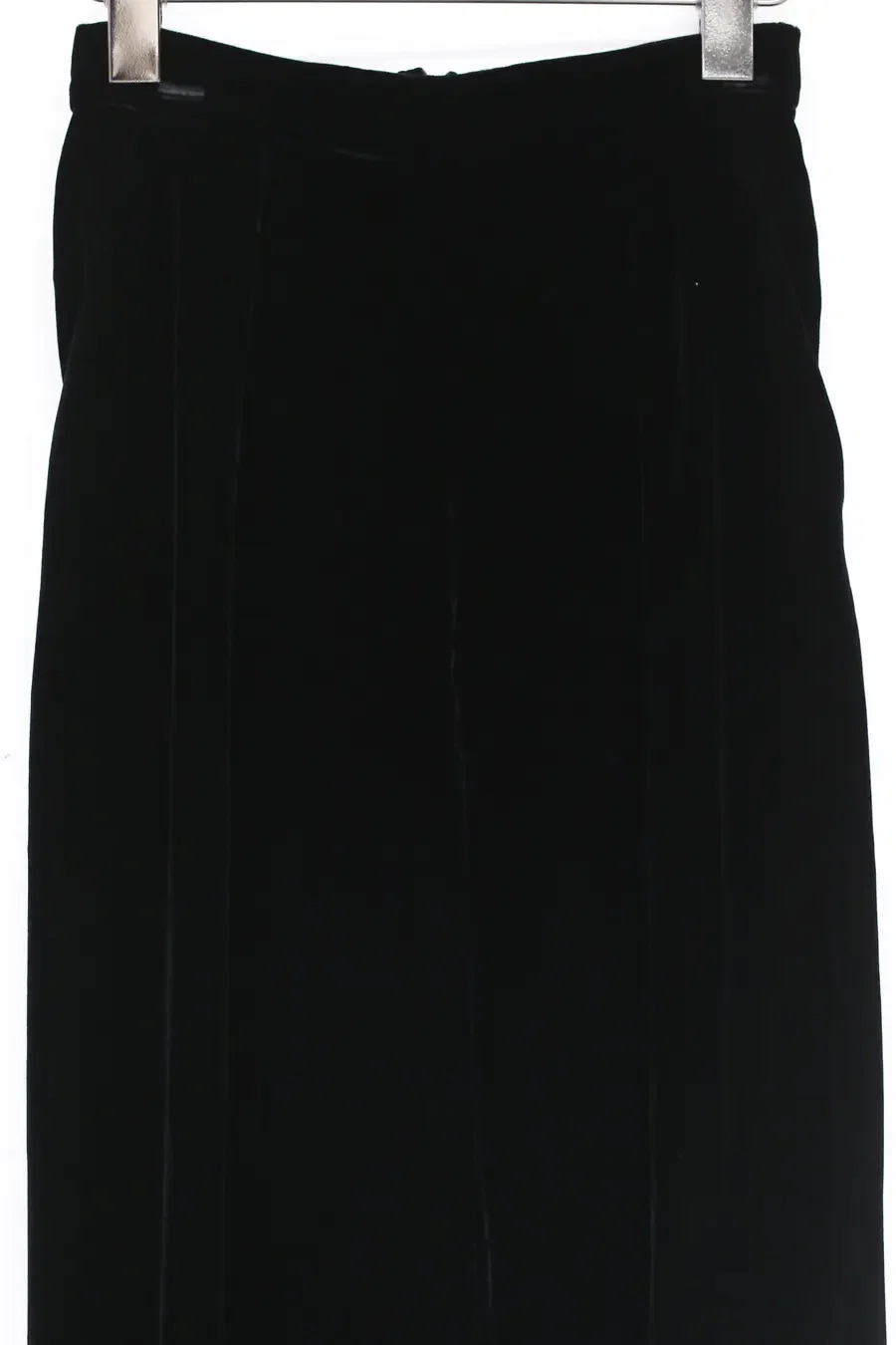 Un Morceau Velvet High Waist Straight Pants UM212XZ05 Black PUM15 - Image 14
