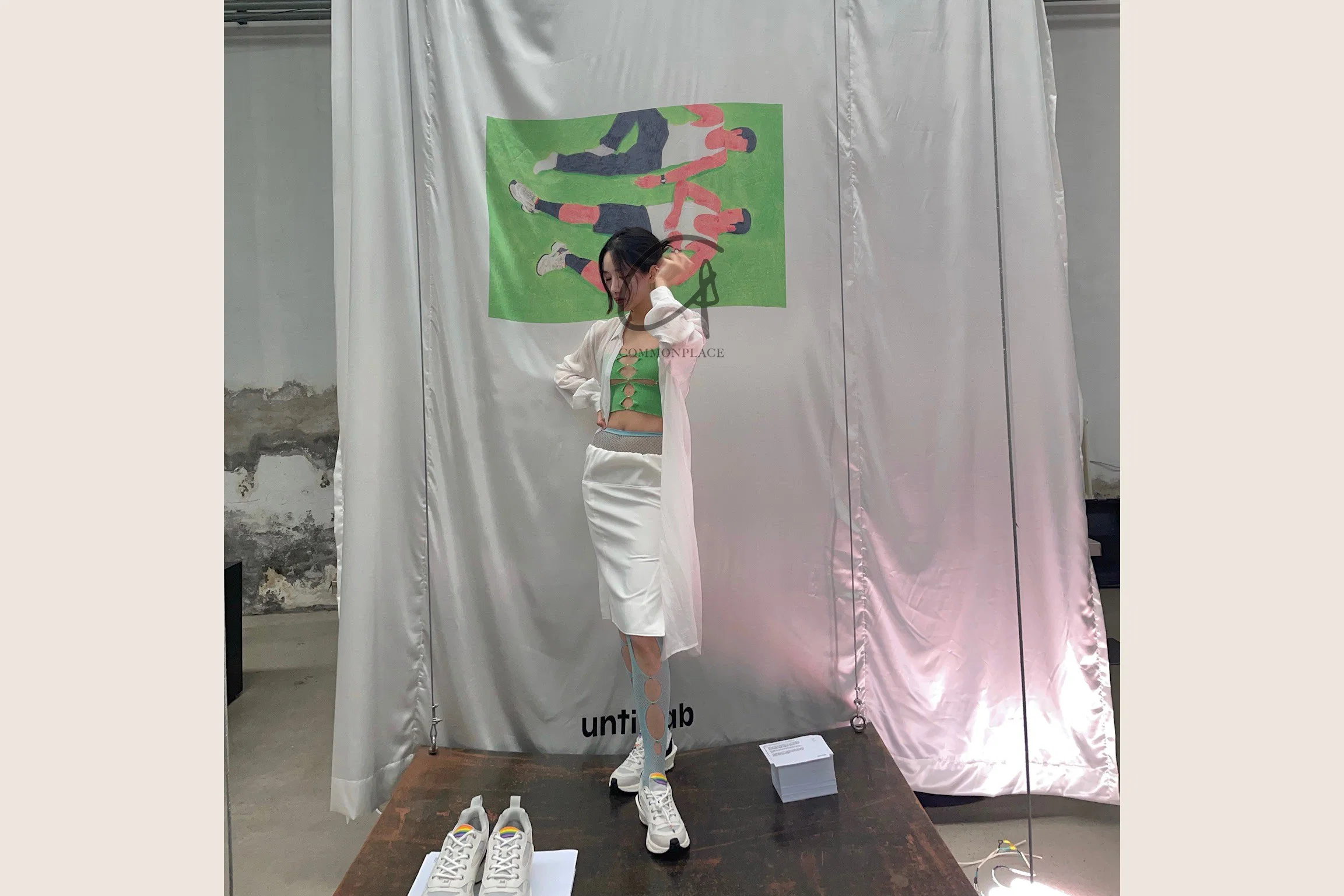 untitlab #23 heel sneakers (love is love) AW21 PLOVE0001 - Image 21