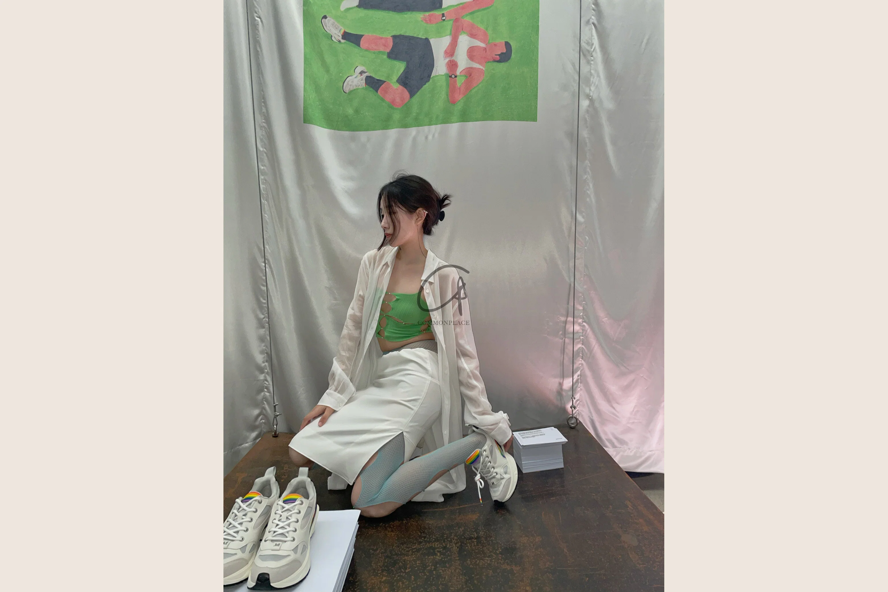 untitlab #23 heel sneakers (love is love) AW21 PLOVE0001 - Image 22