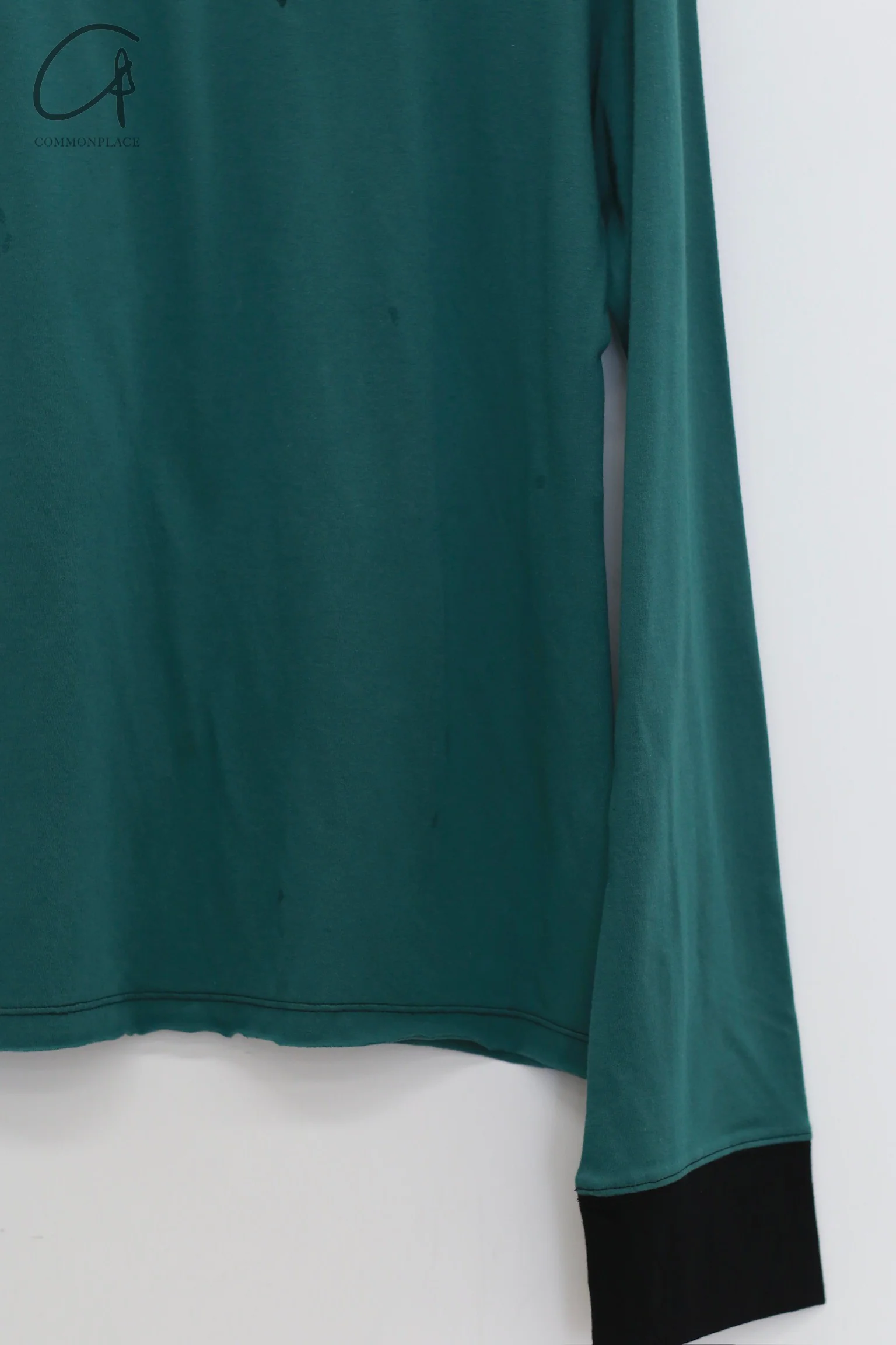 VeniceW 24 Autumn and Winter Printed Long Sleeve Round Neck T-shirt VCW-T2-LV Green T2 - Image 3