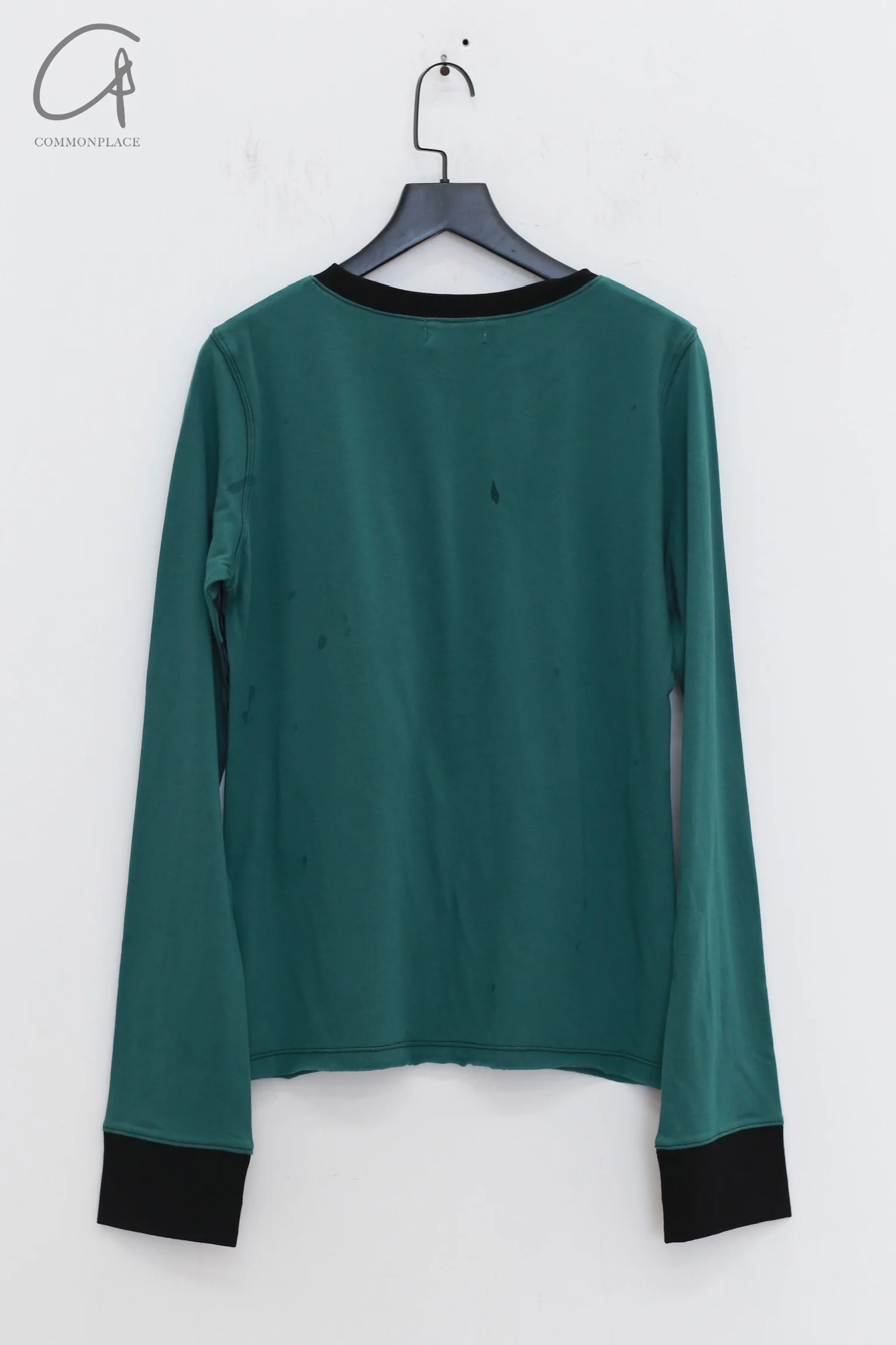 VeniceW 24 Autumn and Winter Printed Long Sleeve Round Neck T-shirt VCW-T2-LV Green T2 - Image 4