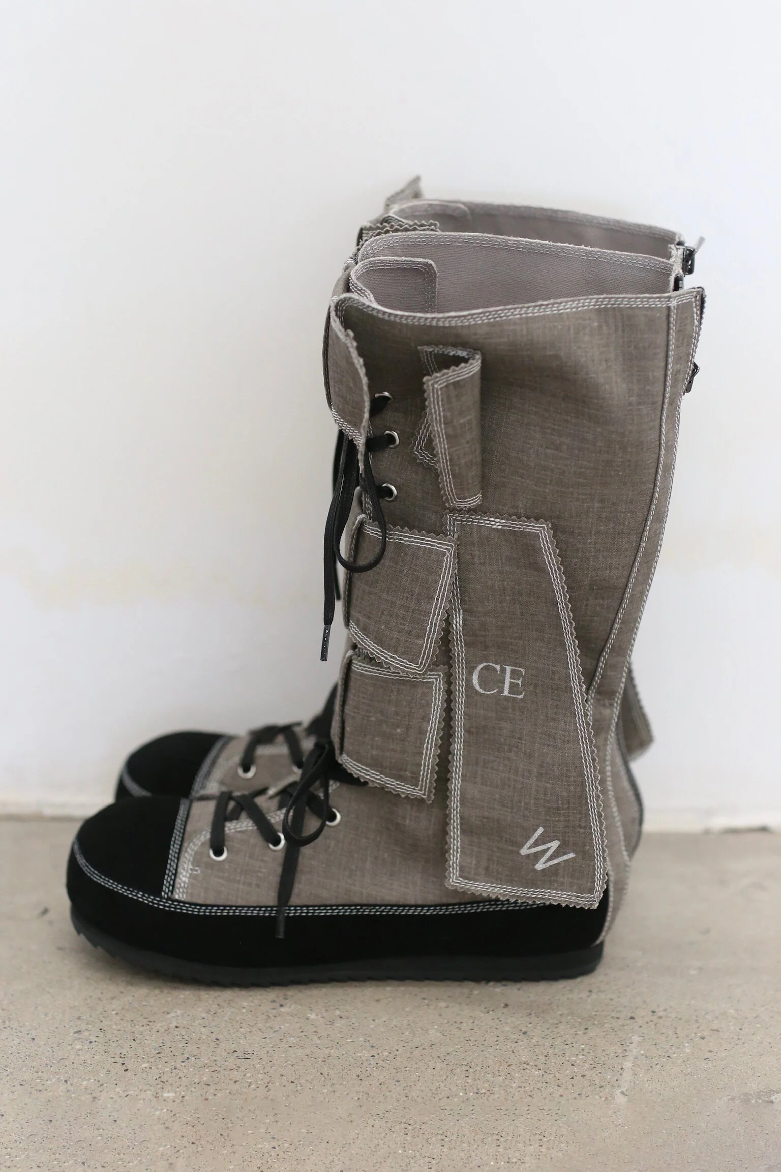 VeniceW Paper Boots VCW-S-27-coal - Image 2